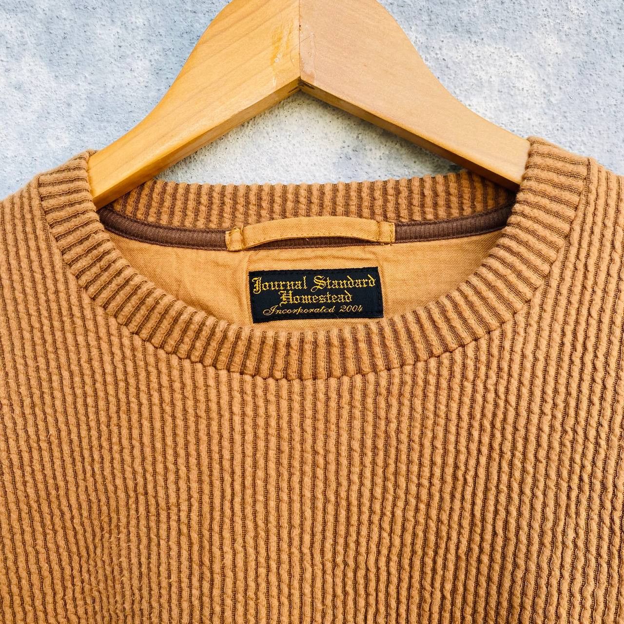 Japanese Brand × Journal Standard J.Standard 2004 Incorporated Camel Brown LS Japan Made Size US S / EU 44-46 / 1 - 6 Thumbnail