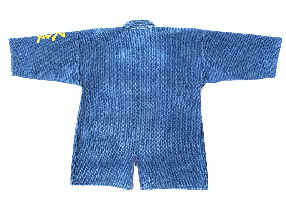 Indigo × Japanese Brand Vtg Sashiko Blue Dyed Woven Kendo Jacket Traditional Wear Size US S / EU 44-46 / 1 - 5 Thumbnail