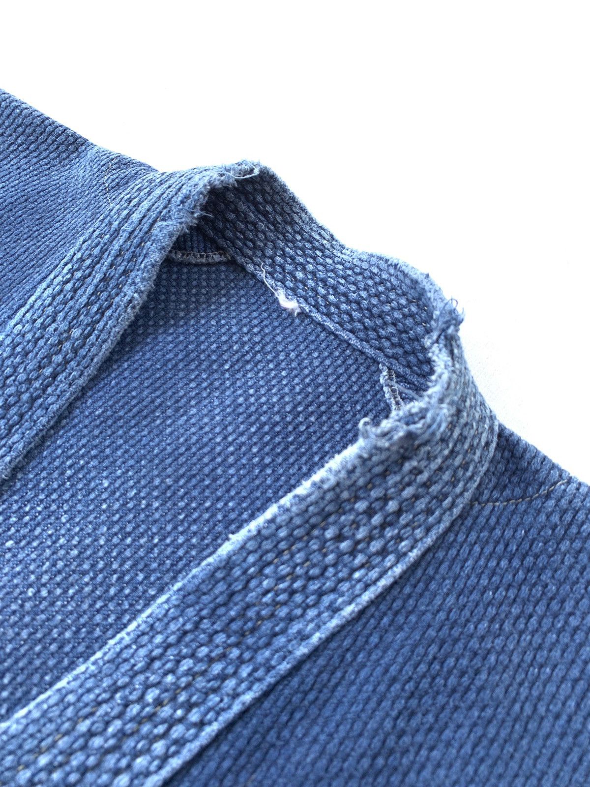 Indigo × Japanese Brand Vtg Sashiko Blue Dyed Woven Kendo Jacket Traditional Wear Size US S / EU 44-46 / 1 - 4 Thumbnail