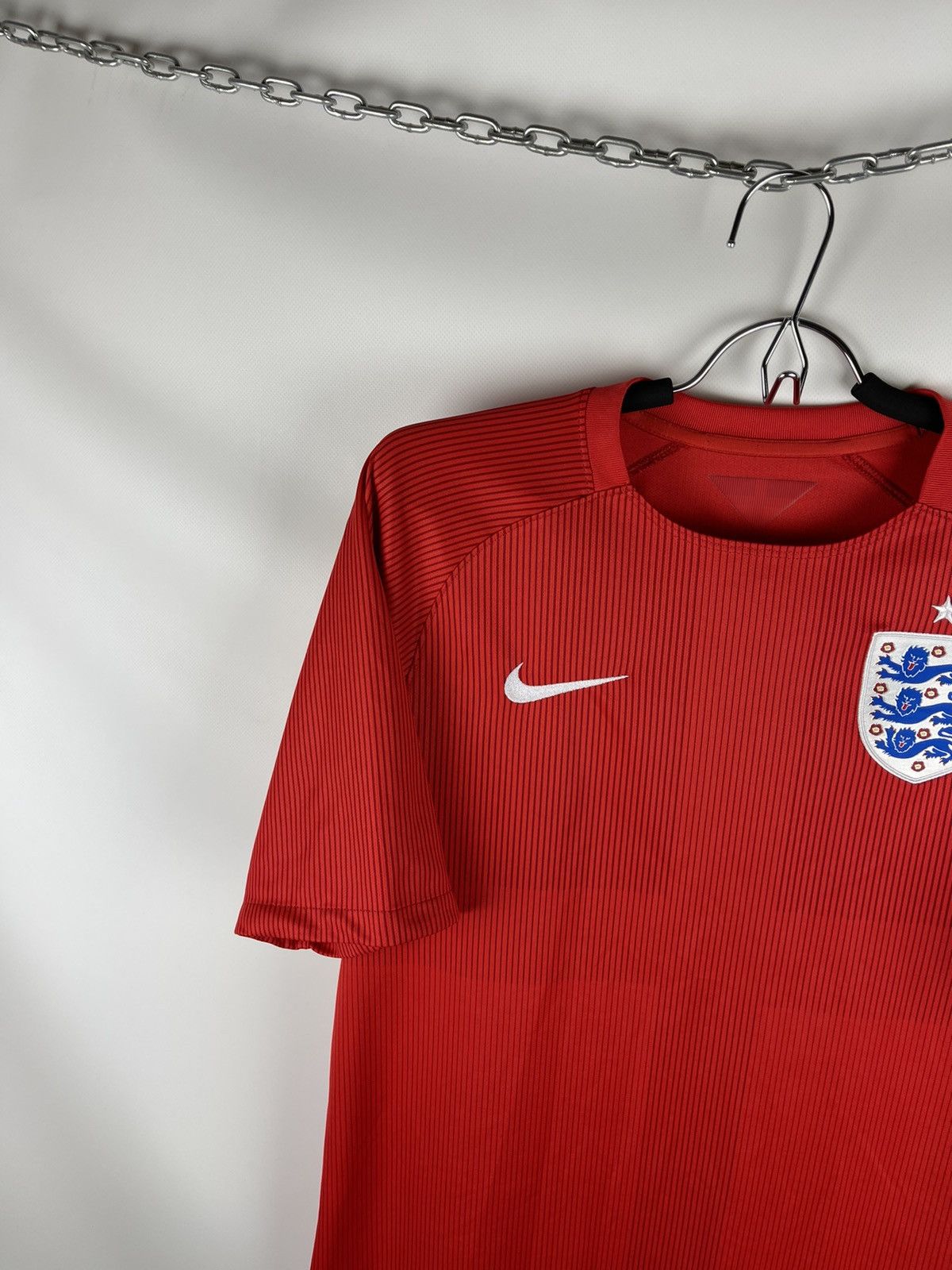 Nike Nike England 2014 World Cup away soccer jersey football Size US L / EU 52-54 / 3 - 2 Thumbnail