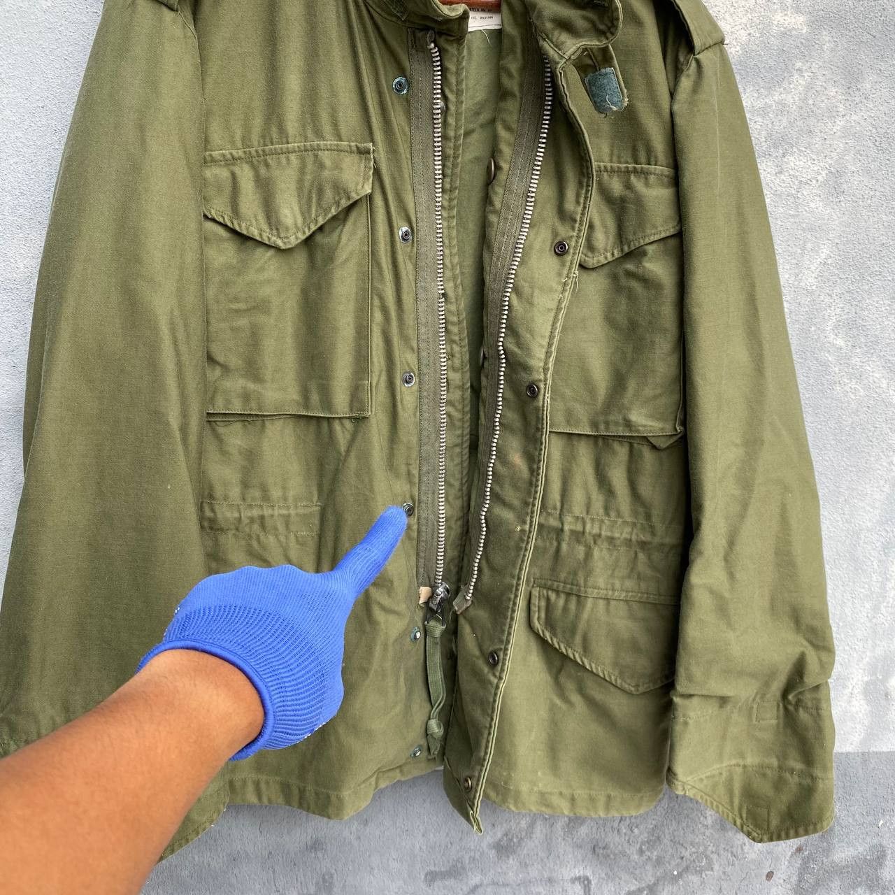 Alpha Industries Vintage 80s Military alpha industries 4pocket scovill jacket Size US S / EU 44-46 / 1 - 8 Thumbnail