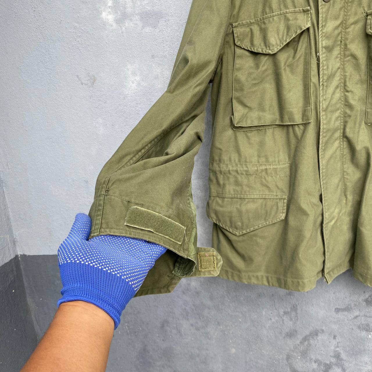 Alpha Industries Vintage 80s Military alpha industries 4pocket scovill jacket Size US S / EU 44-46 / 1 - 5 Thumbnail