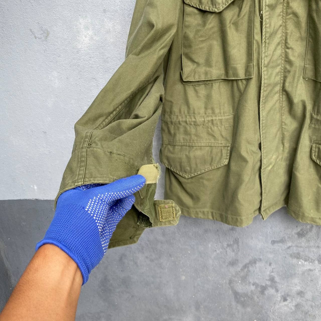 Alpha Industries Vintage 80s Military alpha industries 4pocket scovill jacket Size US S / EU 44-46 / 1 - 6 Thumbnail