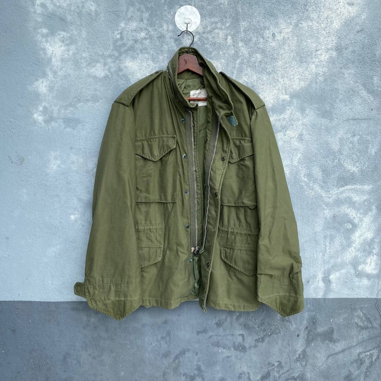 Alpha Industries Vintage 80s Military alpha industries 4pocket scovill jacket Size US S / EU 44-46 / 1 - 7 Thumbnail