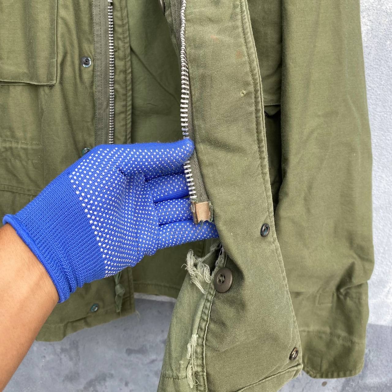 Alpha Industries Vintage 80s Military alpha industries 4pocket scovill jacket Size US S / EU 44-46 / 1 - 12 Thumbnail