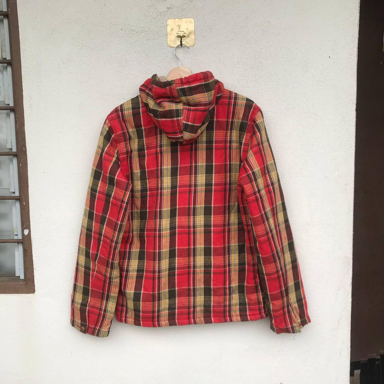Japanese Brand Brand Soul of Freedom tartan hoodie sherpa jacket Size US L / EU 52-54 / 3 - 6 Thumbnail