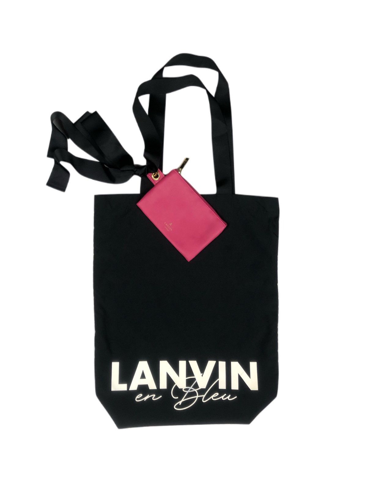 Lanvin LANVIN en Bleu Tote Bag + Small Pouch Size ONE SIZE - 1 Thumbnail