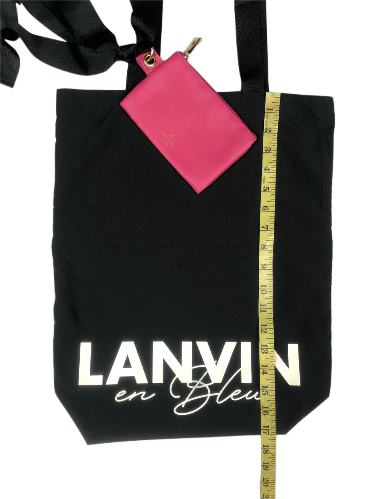 Lanvin LANVIN en Bleu Tote Bag + Small Pouch Size ONE SIZE - 6 Thumbnail