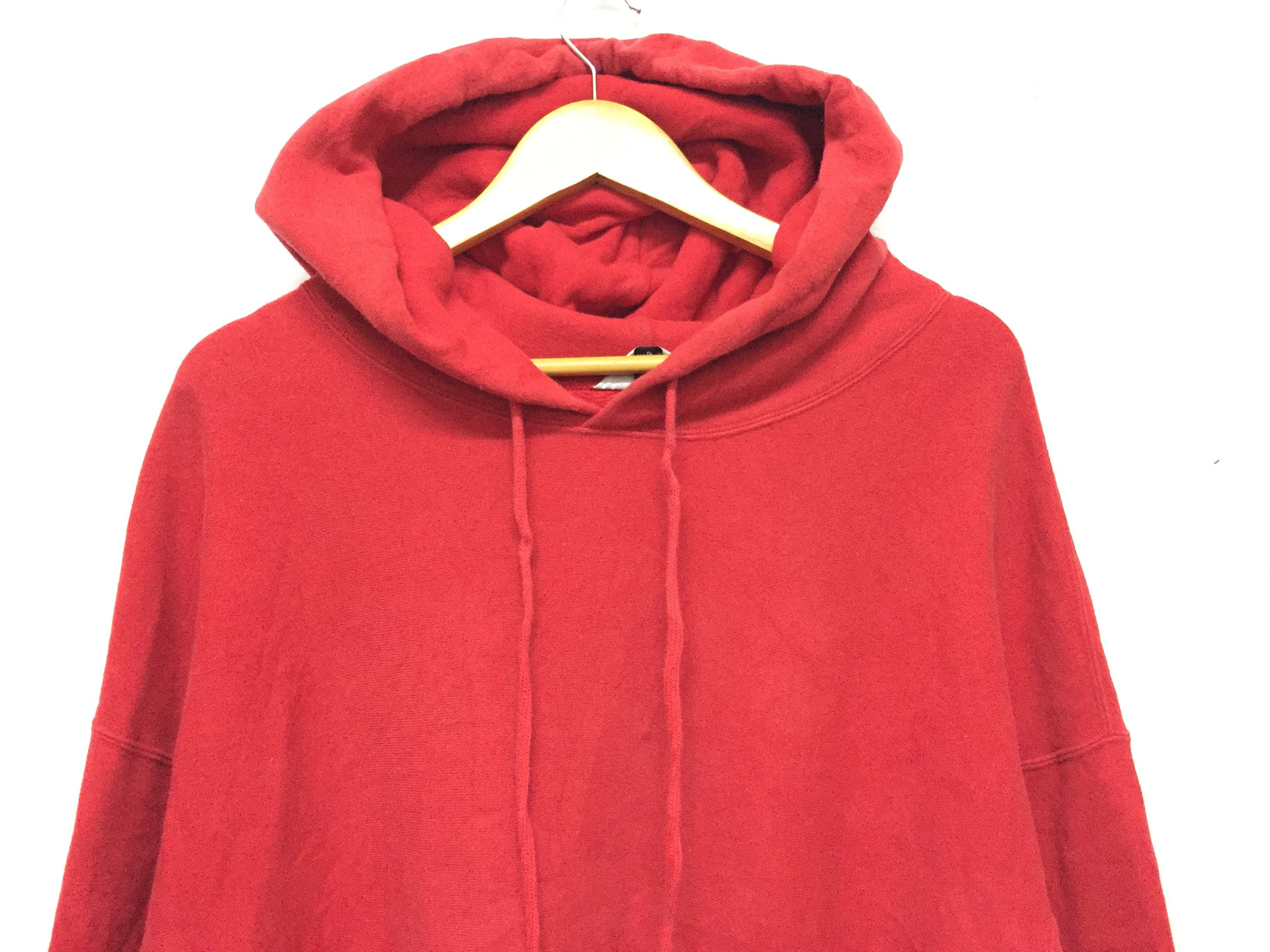 Unused Unused Red Oversize Hoodie Size US XL / EU 56 / 4 - 3 Thumbnail