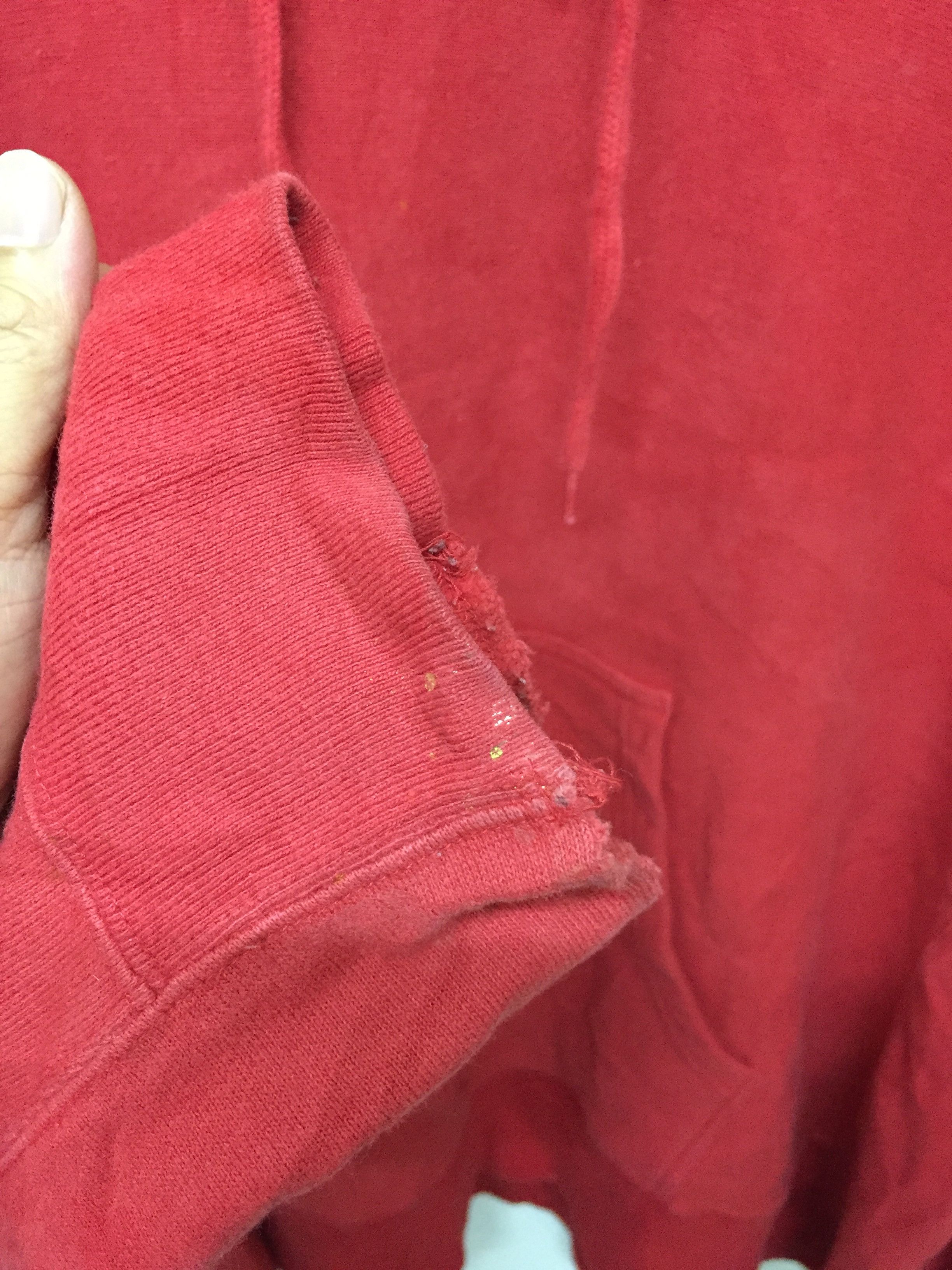 Unused Unused Red Oversize Hoodie Size US XL / EU 56 / 4 - 5 Thumbnail
