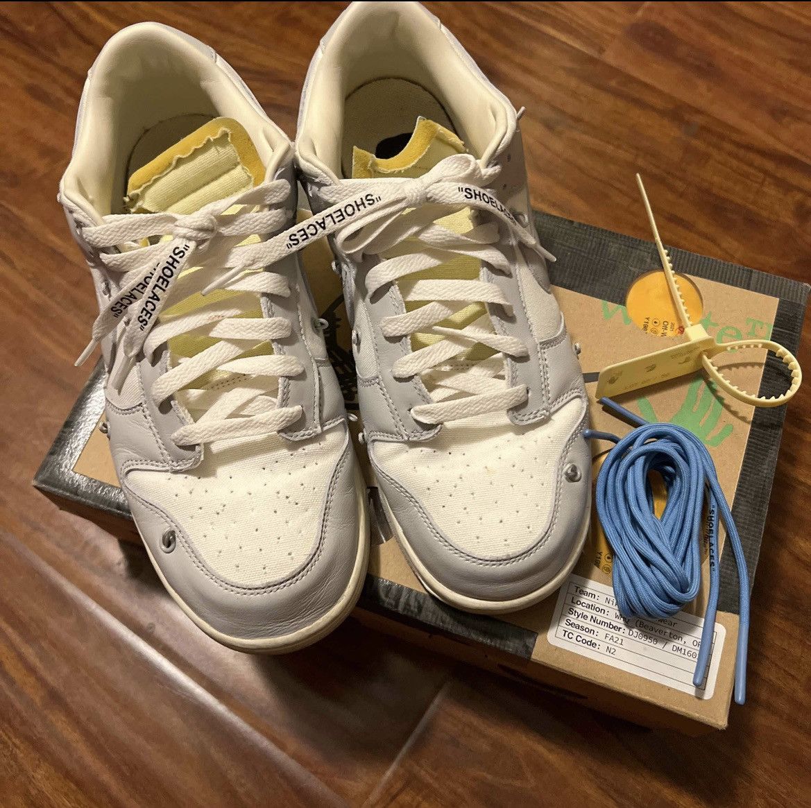 Nike × Off-White Off-White Nike Dunk Size US 10 / EU 43 - 11 Thumbnail