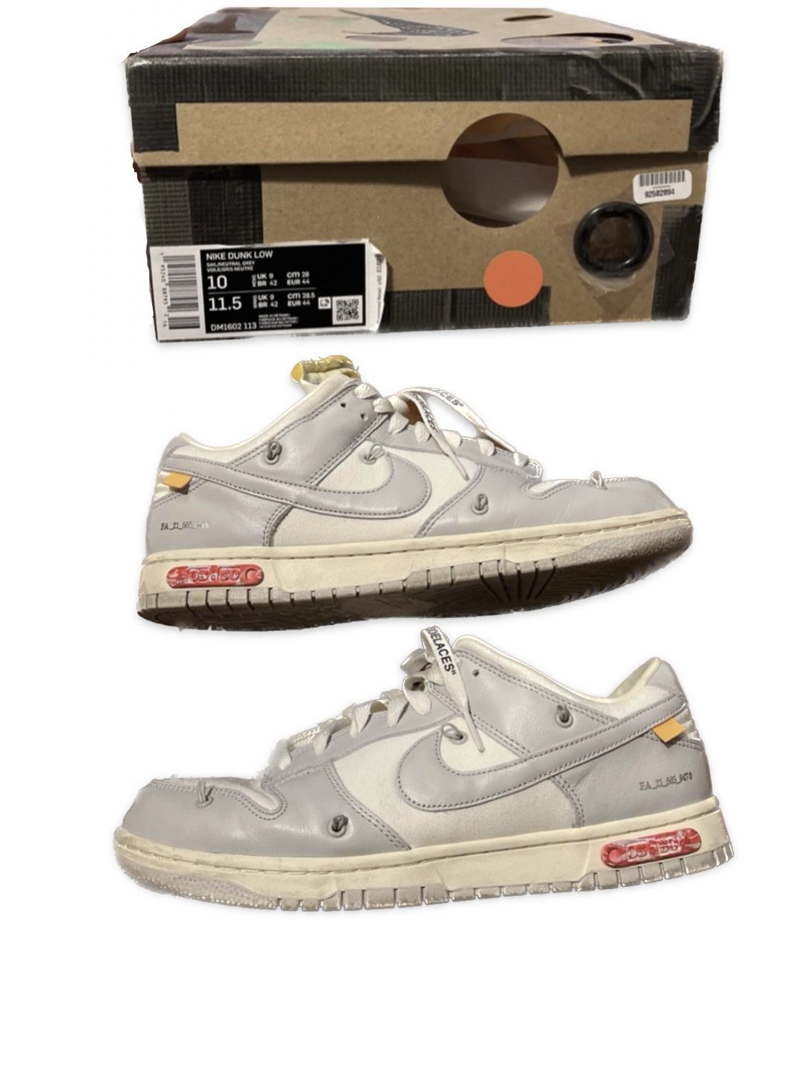 Nike × Off-White Off-White Nike Dunk Size US 10 / EU 43 - 1 Thumbnail