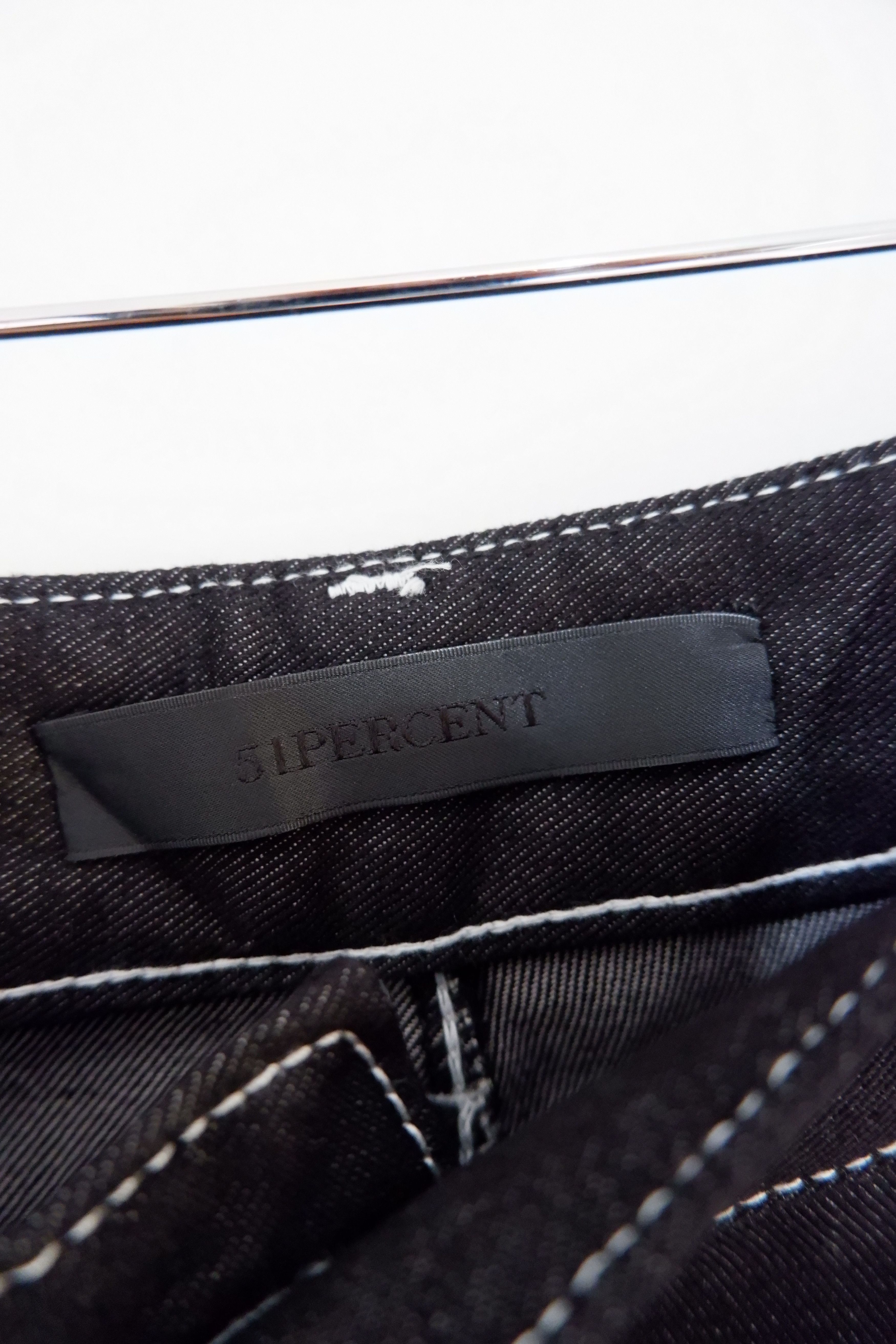 Japanese Brand 51PERCENT Contrast Stitch Denim | Like New | SS21 Size US 28 / EU 44 - 8 Thumbnail