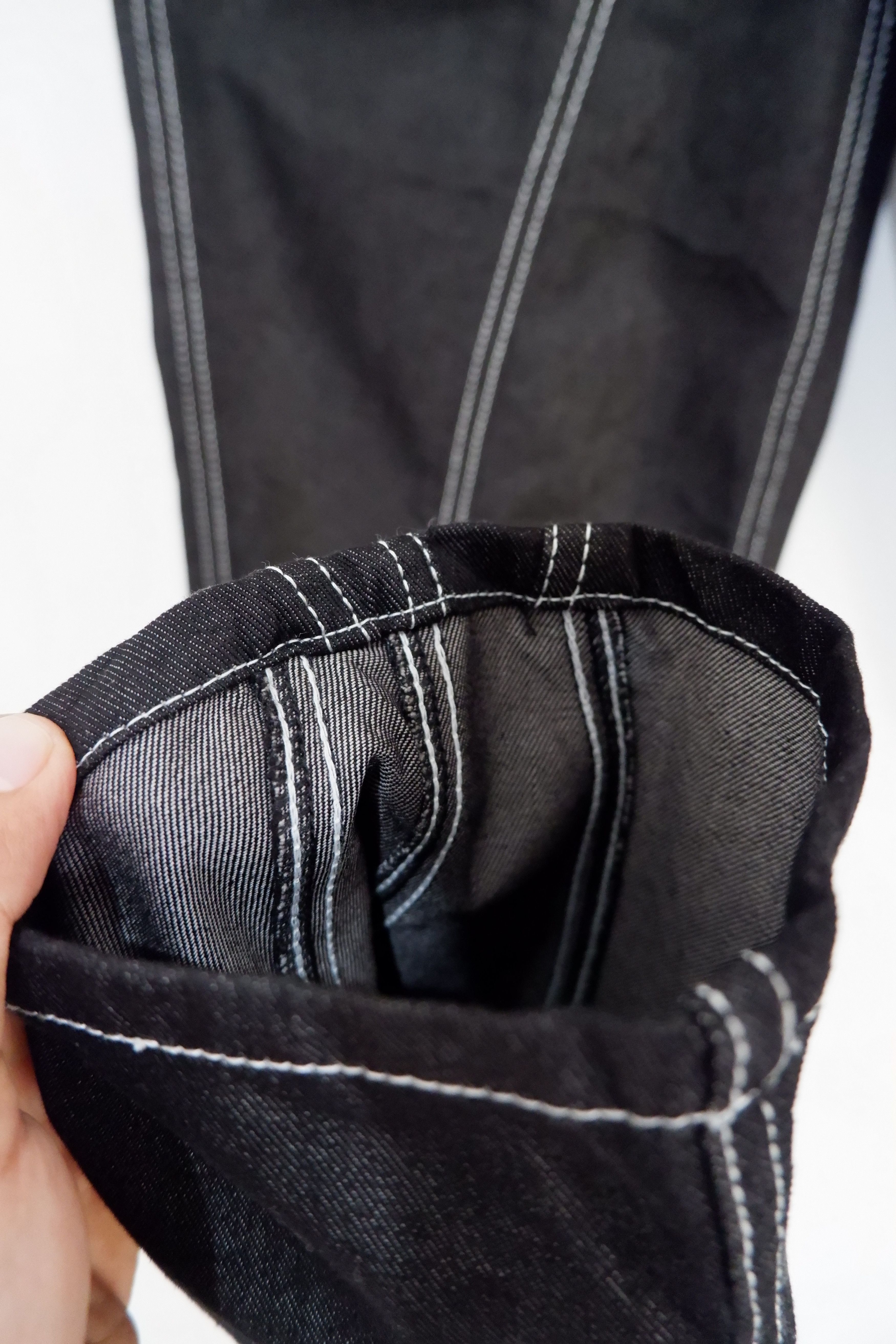 Japanese Brand 51PERCENT Contrast Stitch Denim | Like New | SS21 Size US 28 / EU 44 - 6 Thumbnail