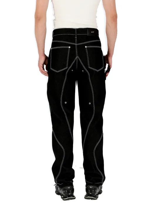 Japanese Brand 51PERCENT Contrast Stitch Denim | Like New | SS21 Size US 28 / EU 44 - 2 Thumbnail