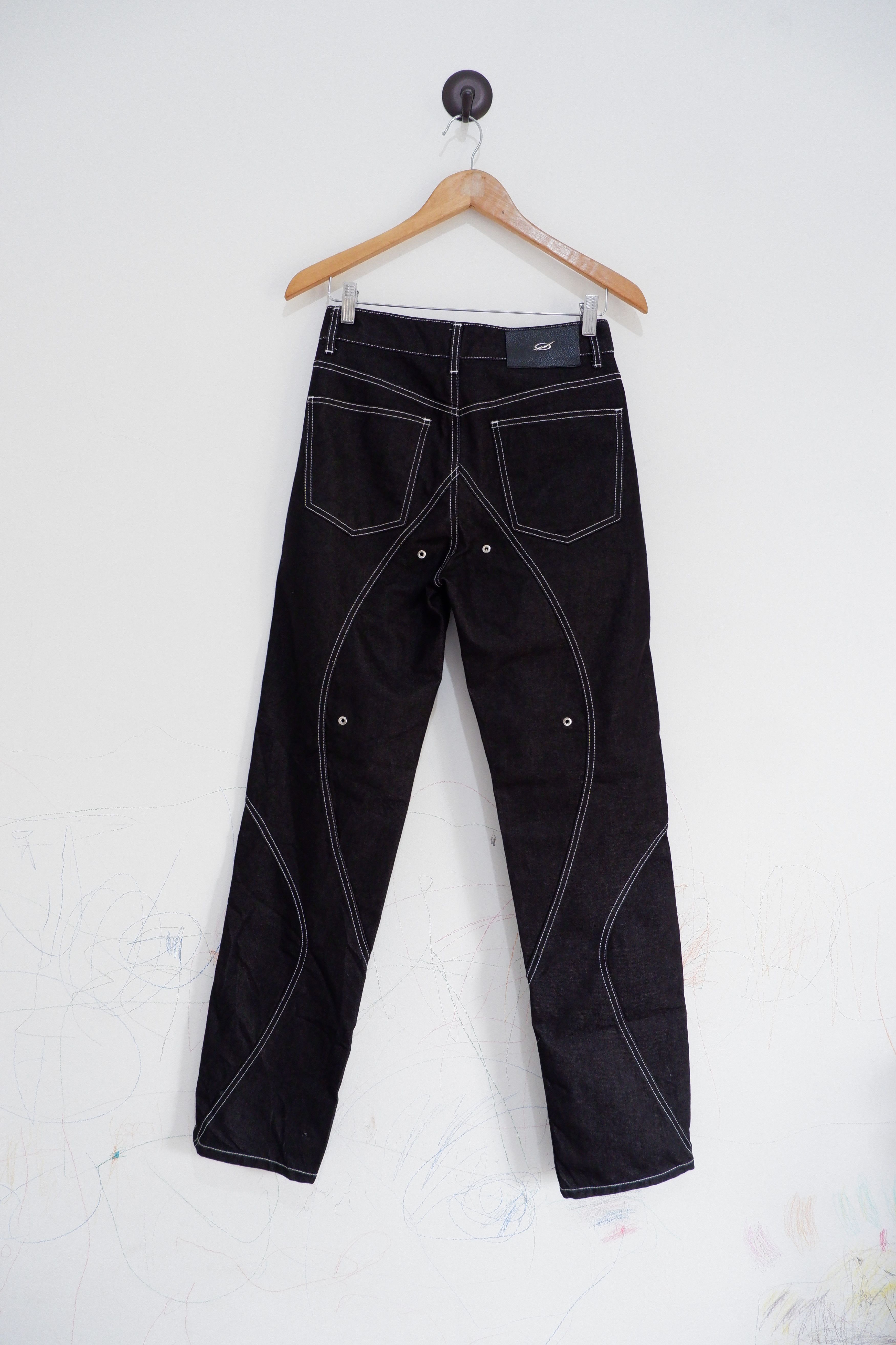 Japanese Brand 51PERCENT Contrast Stitch Denim | Like New | SS21 Size US 28 / EU 44 - 4 Thumbnail