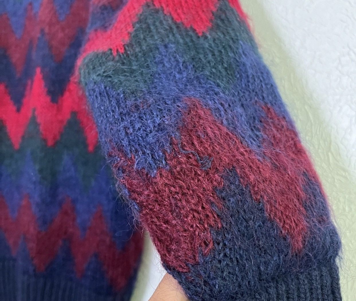 Japanese Brand RARE vintage mohair cardigan sweater Size US M / EU 48-50 / 2 - 4 Thumbnail