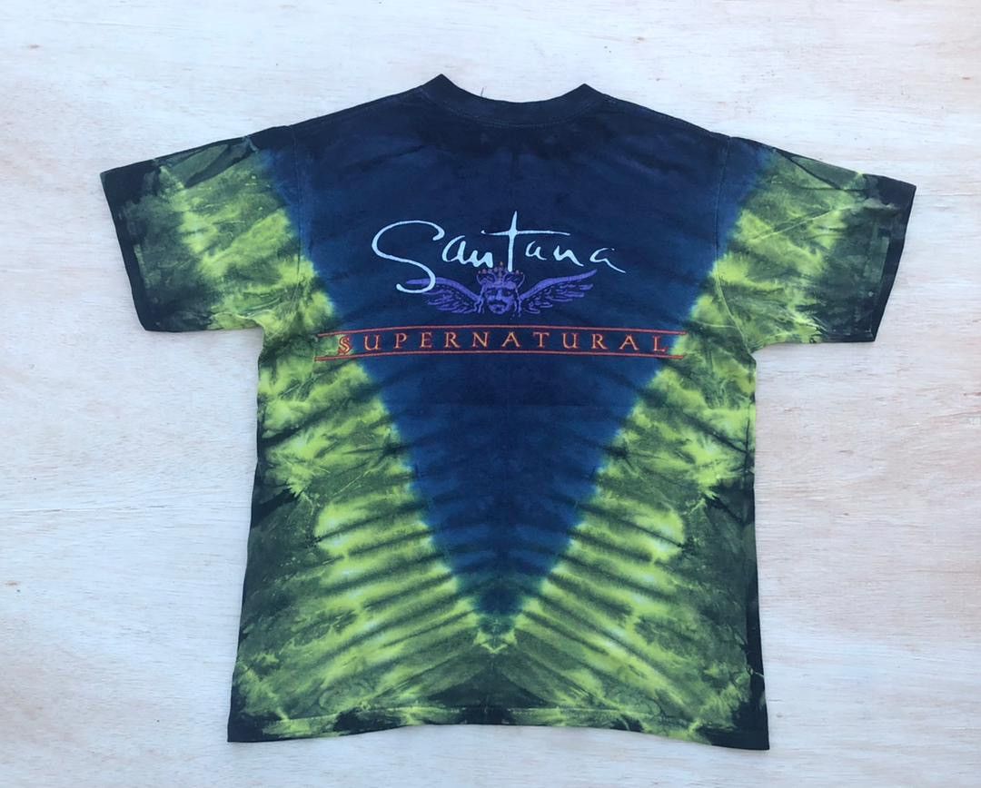 Band Tees × Vintage SANTANA Size US L / EU 52-54 / 3 - 4 Thumbnail