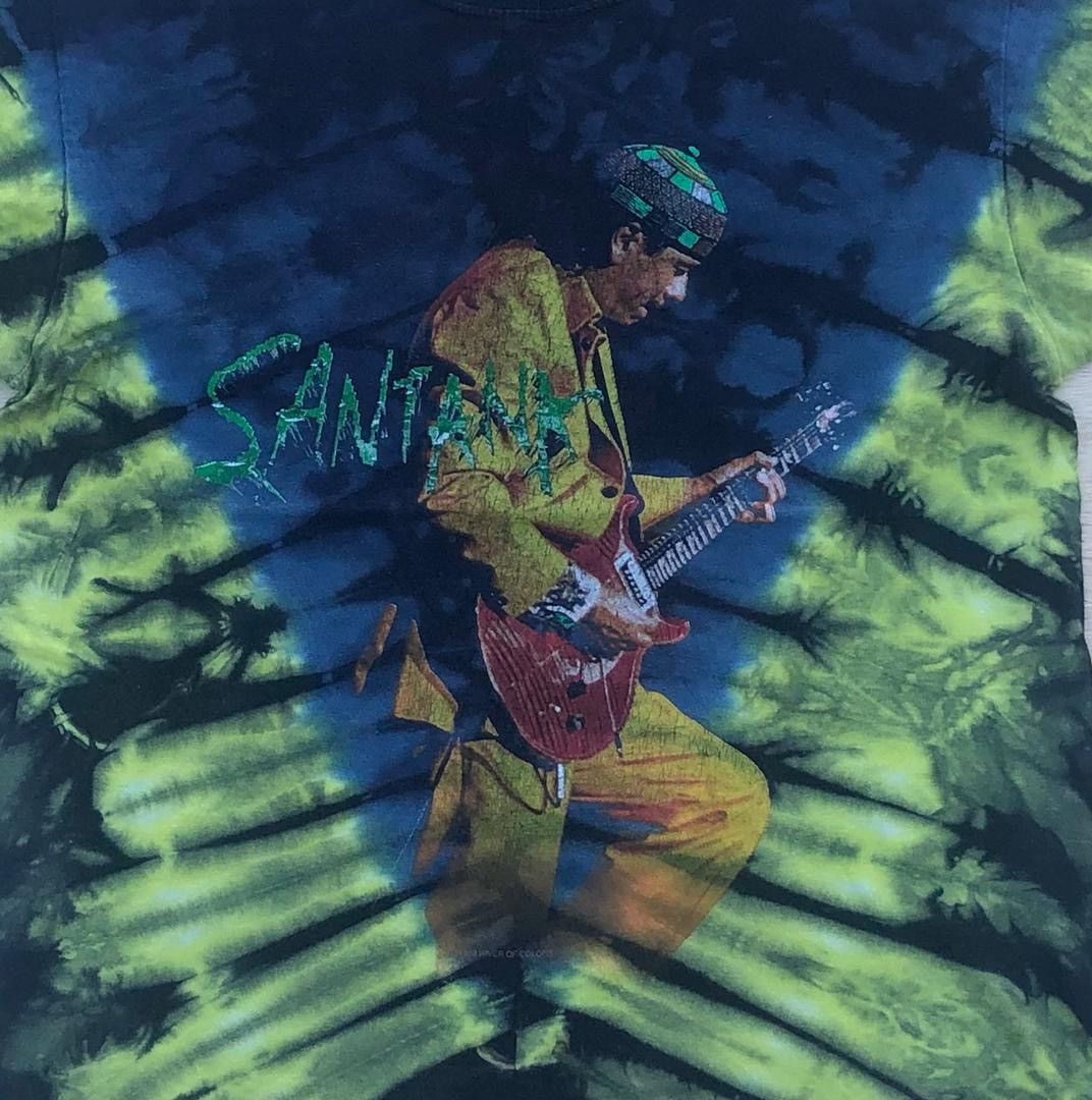 Band Tees × Vintage SANTANA Size US L / EU 52-54 / 3 - 2 Thumbnail