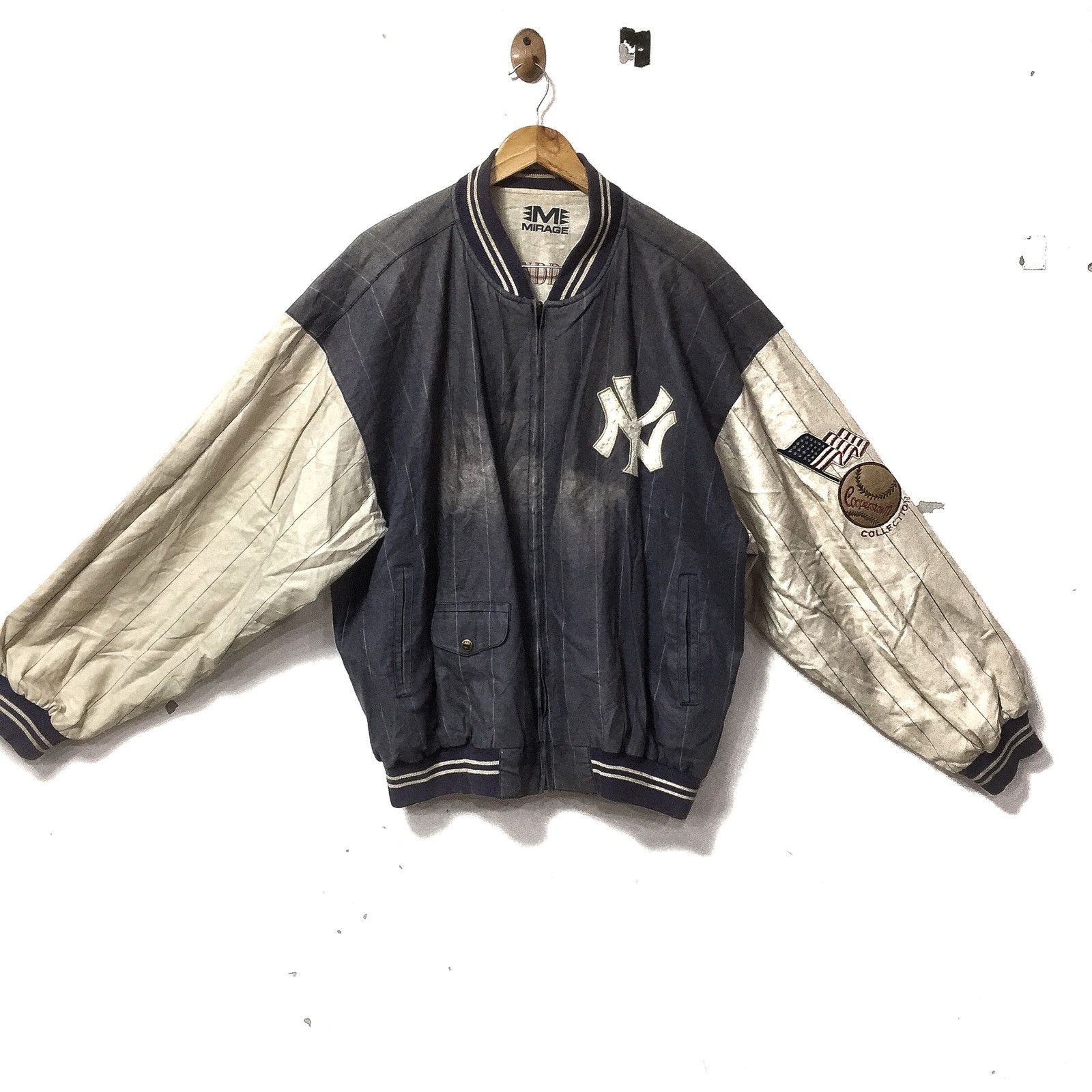 MLB × New York Yankees 💥delete today💥BY Marc Okkonen 1991 American League jersy Size US XL / EU 56 / 4 - 1 Thumbnail