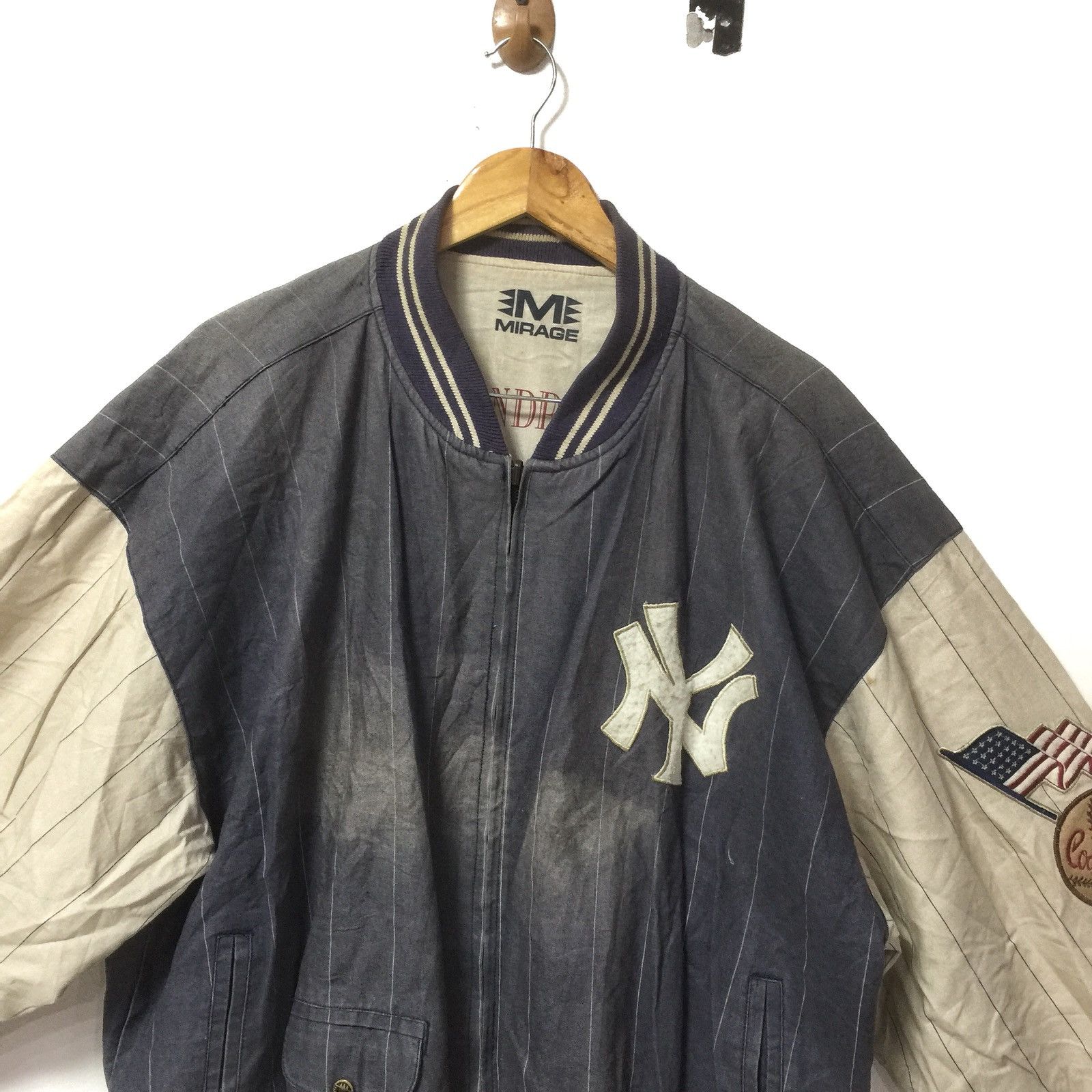 MLB × New York Yankees 💥delete today💥BY Marc Okkonen 1991 American League jersy Size US XL / EU 56 / 4 - 6 Thumbnail