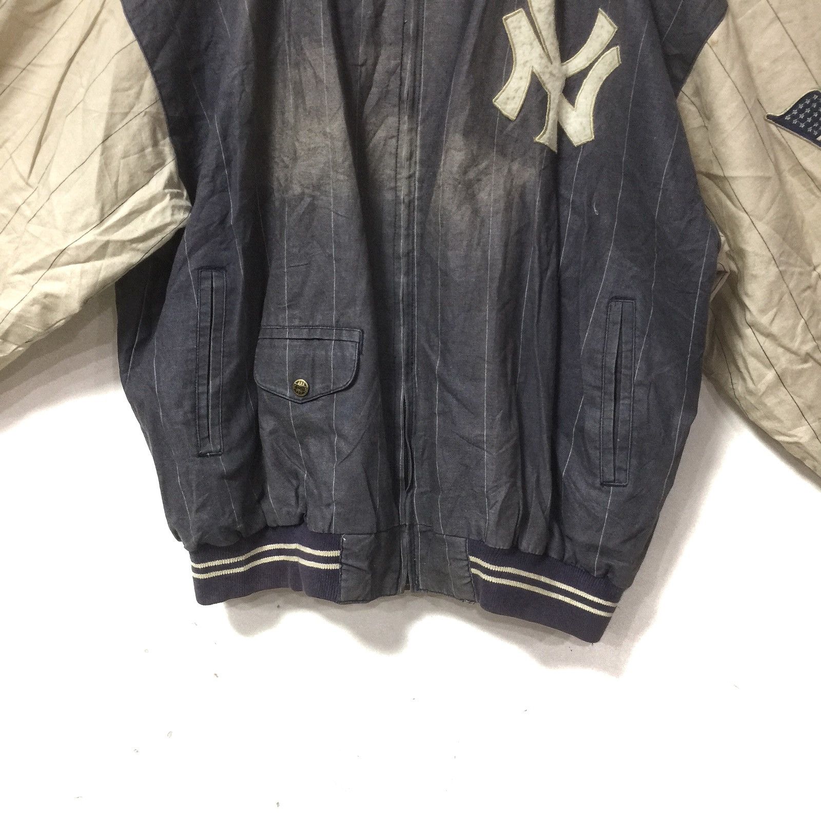 MLB × New York Yankees 💥delete today💥BY Marc Okkonen 1991 American League jersy Size US XL / EU 56 / 4 - 5 Thumbnail