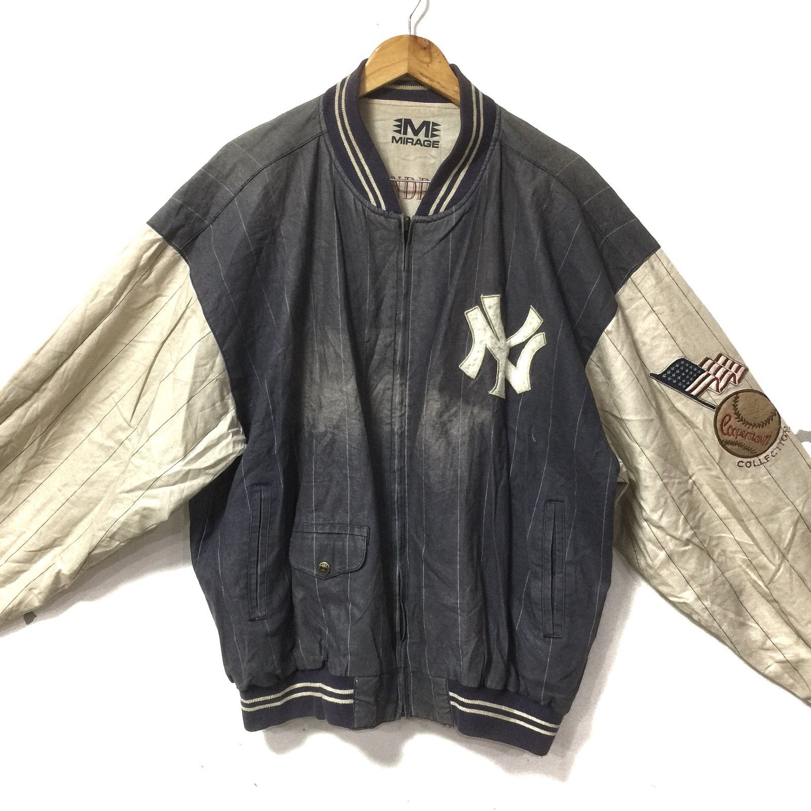 MLB × New York Yankees 💥delete today💥BY Marc Okkonen 1991 American League jersy Size US XL / EU 56 / 4 - 4 Thumbnail