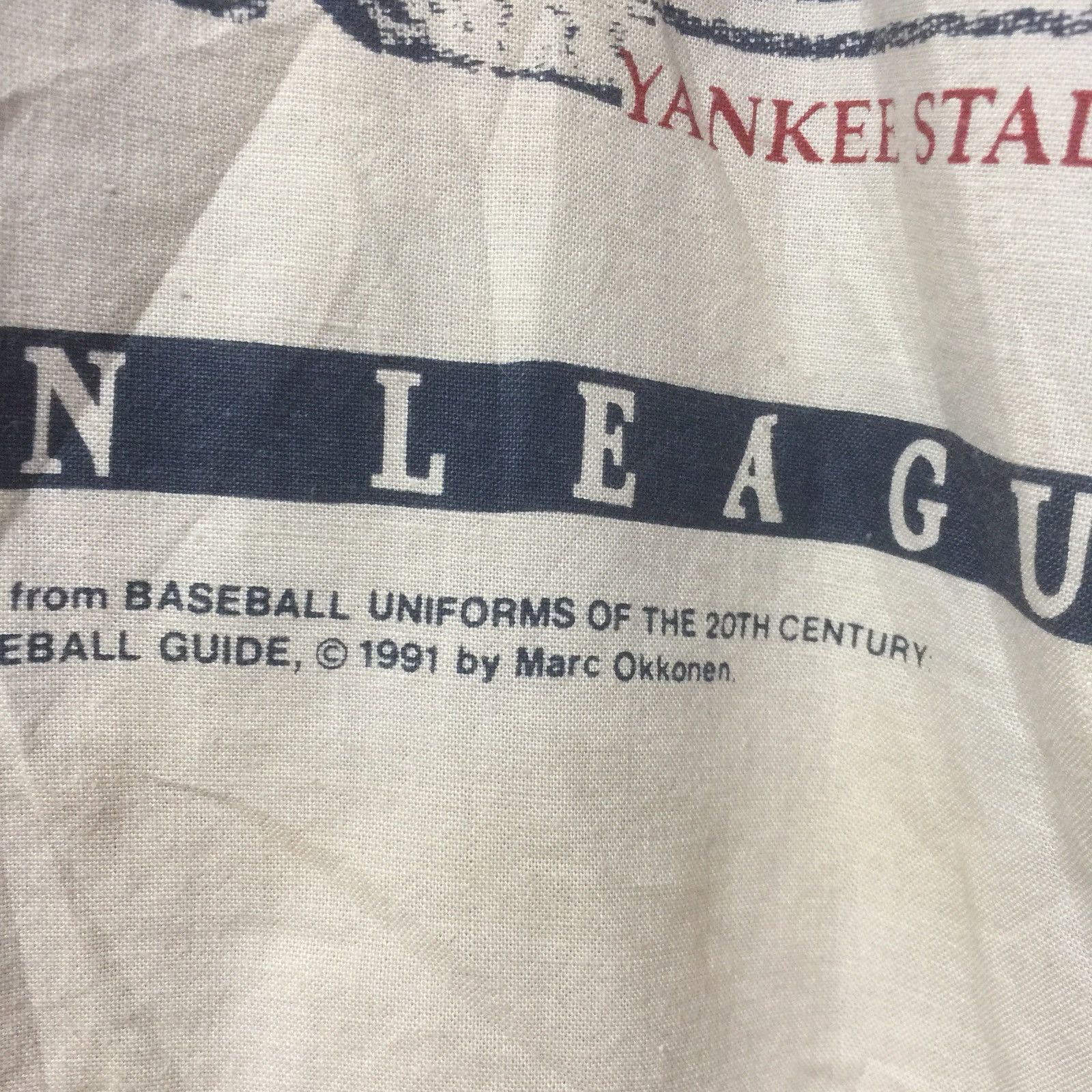 MLB × New York Yankees 💥delete today💥BY Marc Okkonen 1991 American League jersy Size US XL / EU 56 / 4 - 15 Thumbnail