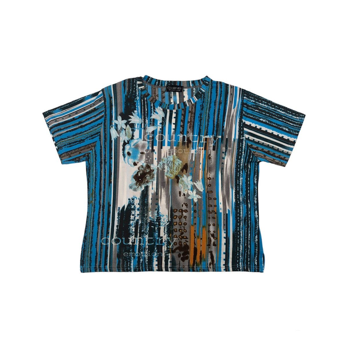 Designer × Other Blue Art Jean Paul Gaultier Style Size US M / EU 48-50 / 2 - 1 Thumbnail