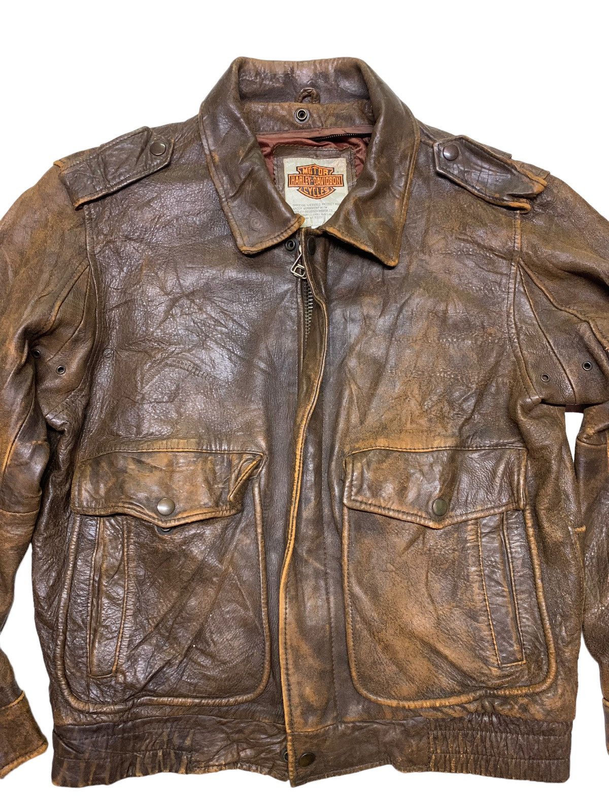 Harley Davidson Leather jacket Harley Davidson (binding offer) Size US M / EU 48-50 / 2 - 1 Thumbnail