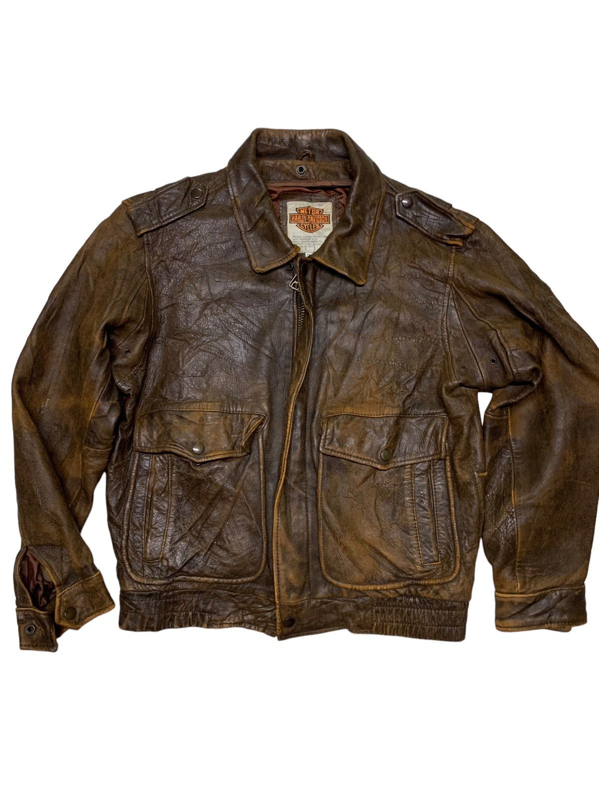 Harley Davidson Leather jacket Harley Davidson (binding offer) Size US M / EU 48-50 / 2 - 2 Thumbnail