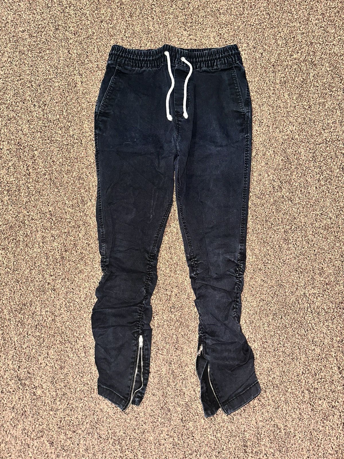 Divided by H&M Pants Distressed Black Utility Joggers Men’s Size 32