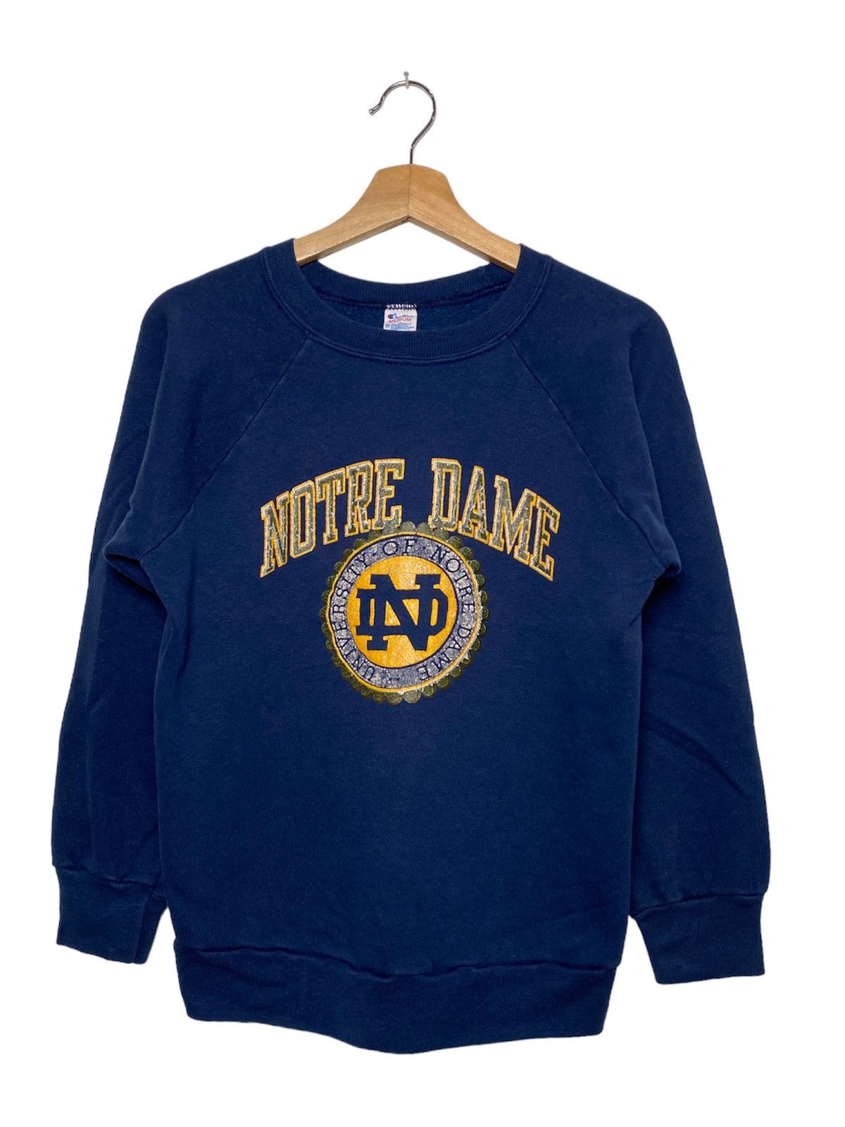 Champion × Vintage Vintage Champion Notre Dame Crewneck / Reverse Weave Size US M / EU 48-50 / 2 - 1 Thumbnail