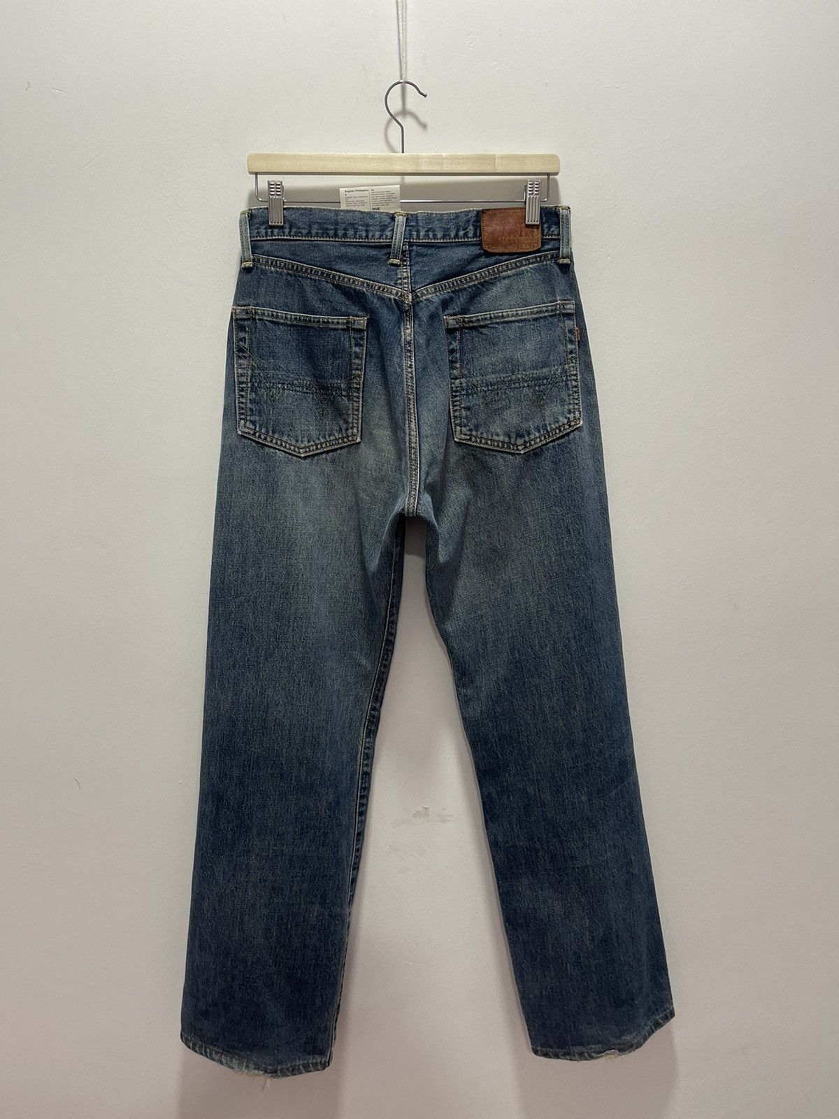 Edwin VINTAGE EDWIN 505 SELVEDGE DISTRESSED DENIM JEANS 31x34 Size US 30 / EU 46 - 8 Thumbnail