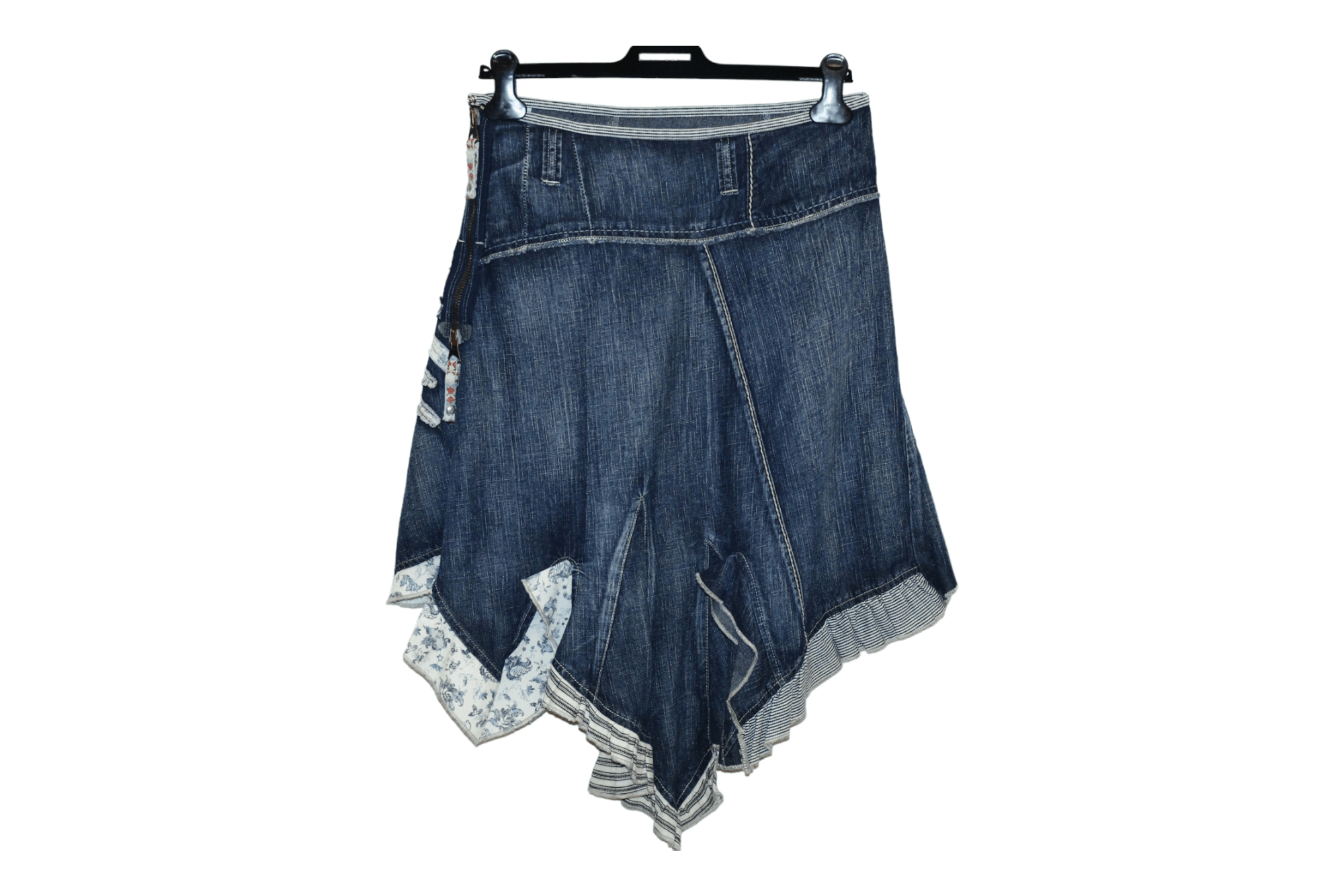 Marithe + Francois Girbaud 💥VTG💥Marithe Francois Girbaud Asymmetrical Patchwork Skirt Size 28" / US 6 / IT 42 - 1 Thumbnail