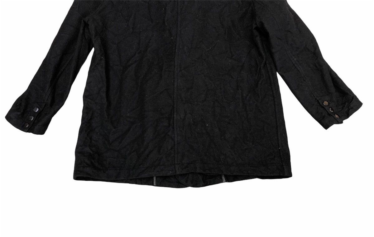 Yohji Yamamoto Workshop By Yohji Yamamoto Snap Button Wool Coat Blazer Size 42L - 9 Thumbnail