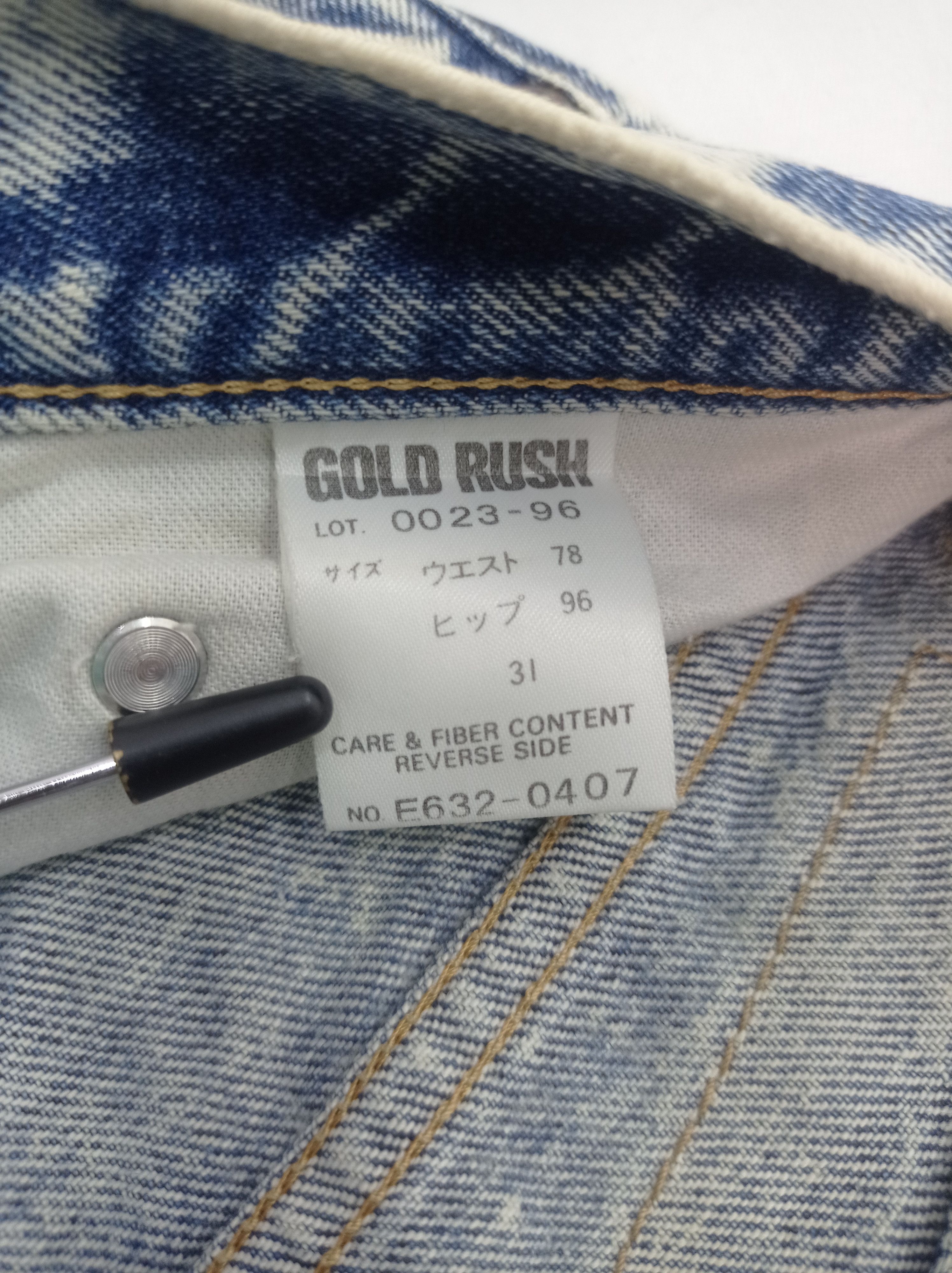 Other Vintage Gold Rush Acid Wash Denim Pants Size US 29 - 4 Thumbnail