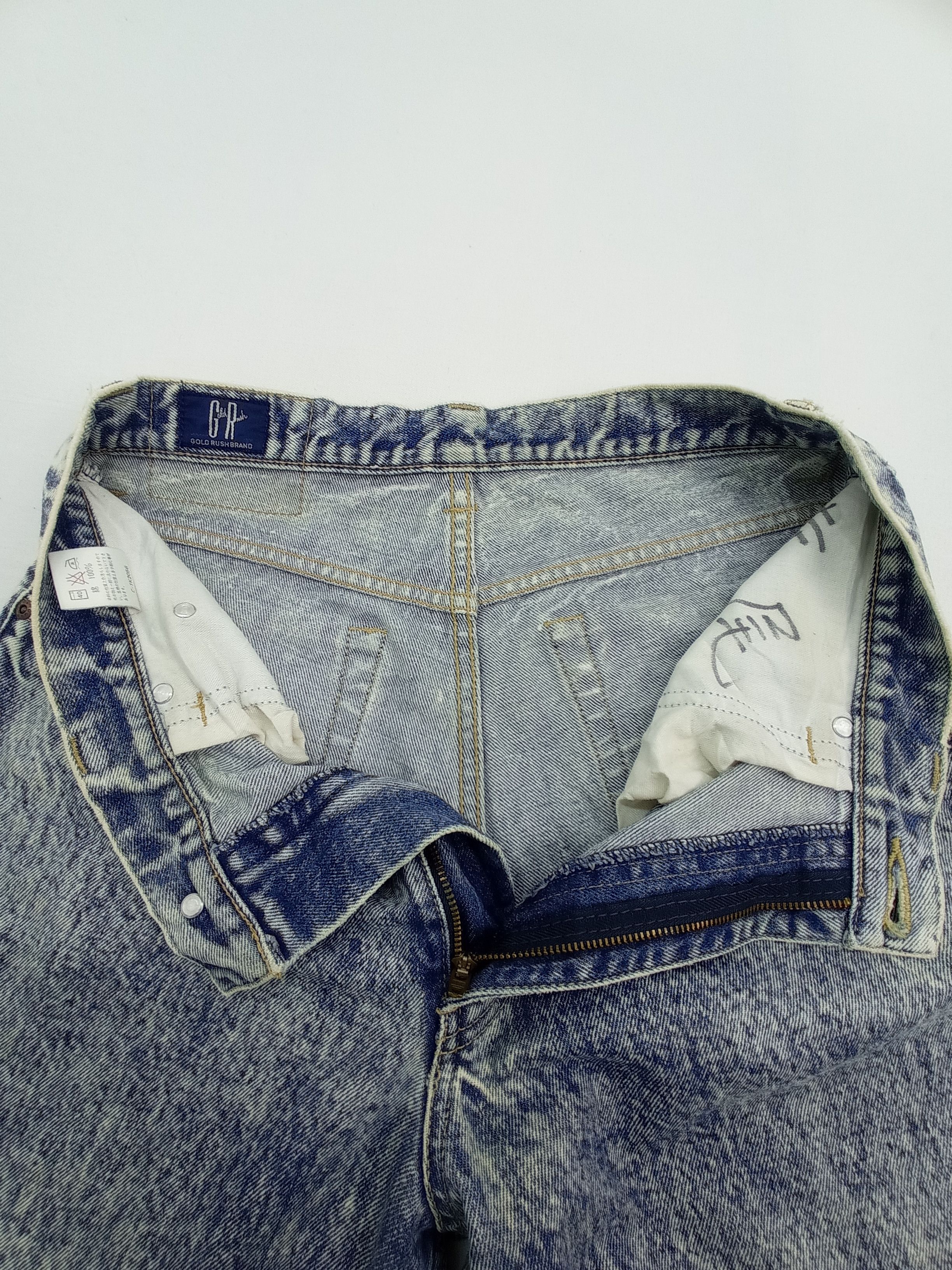 Other Vintage Gold Rush Acid Wash Denim Pants Size US 29 - 6 Thumbnail
