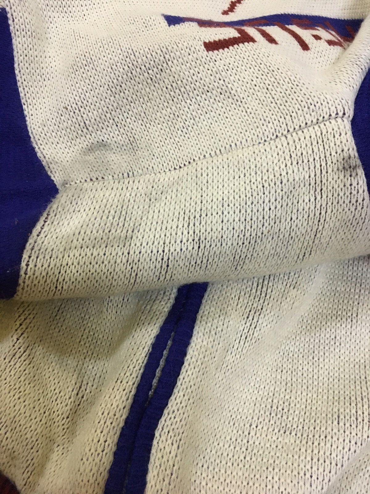 Japanese Brand Vintage Blueky International Sherpa Knit Bomber Size US L / EU 52-54 / 3 - 11 Thumbnail