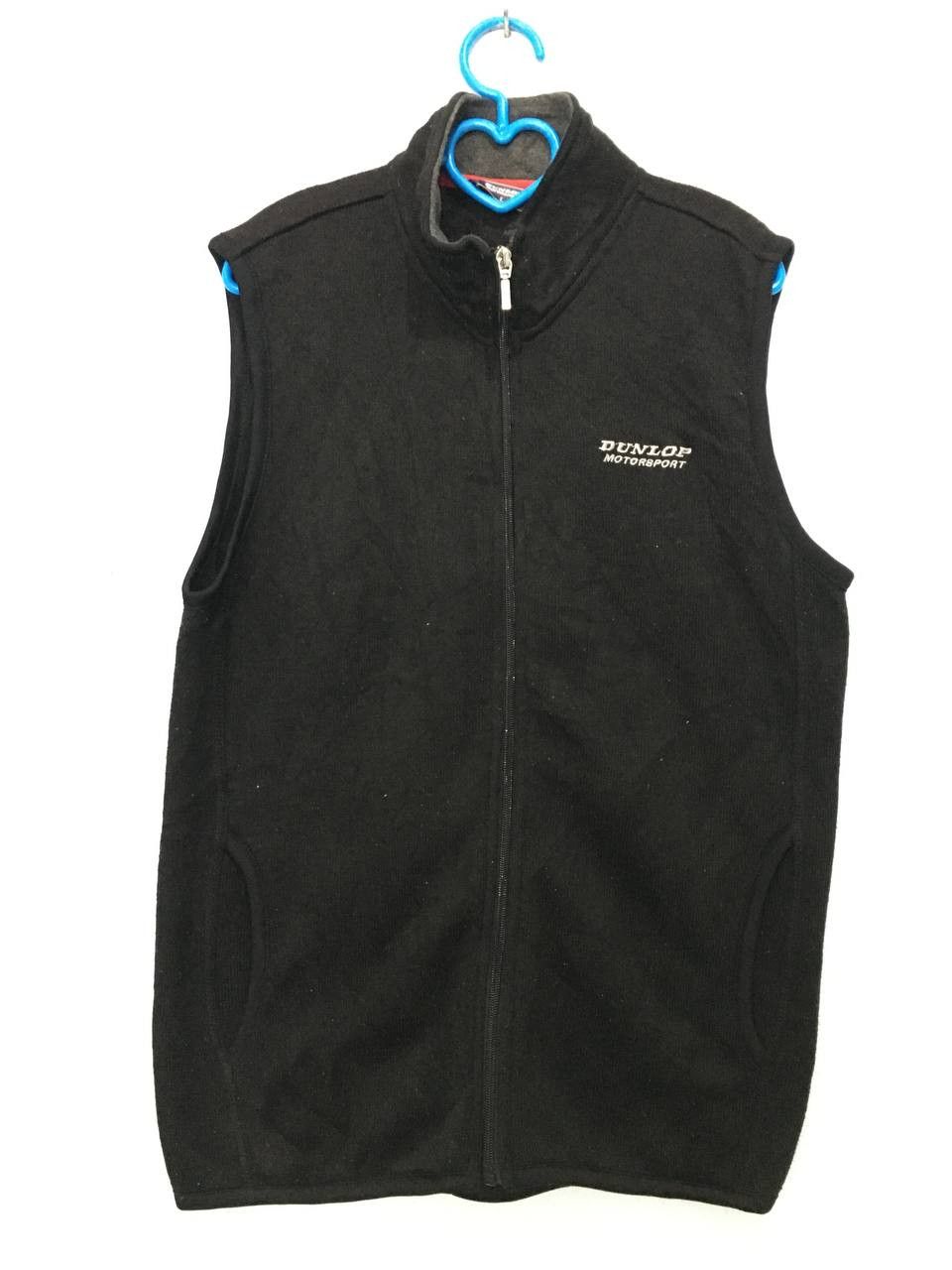 Dunlop × Japanese Brand × Vintage Vintage Dunlop Motorsport Vest Zipper Size US M / EU 48-50 / 2 - 1 Thumbnail