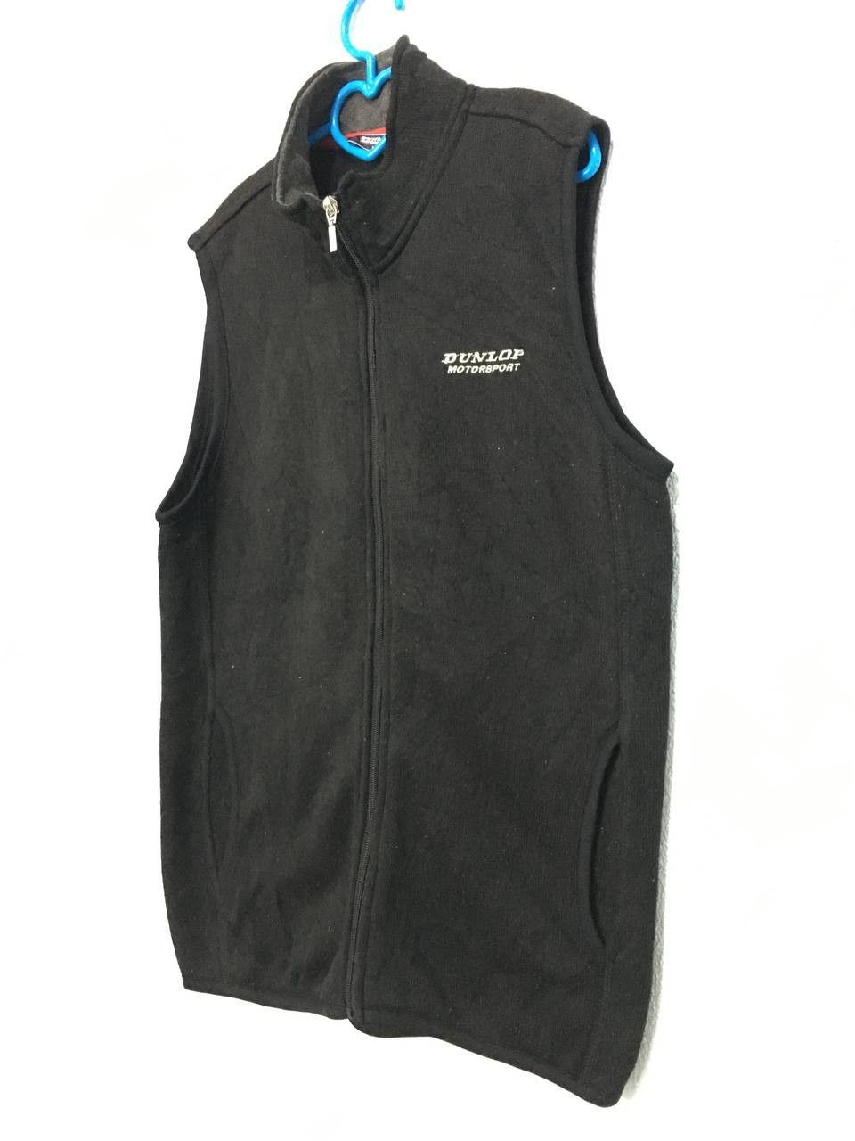 Dunlop × Japanese Brand × Vintage Vintage Dunlop Motorsport Vest Zipper Size US M / EU 48-50 / 2 - 3 Thumbnail