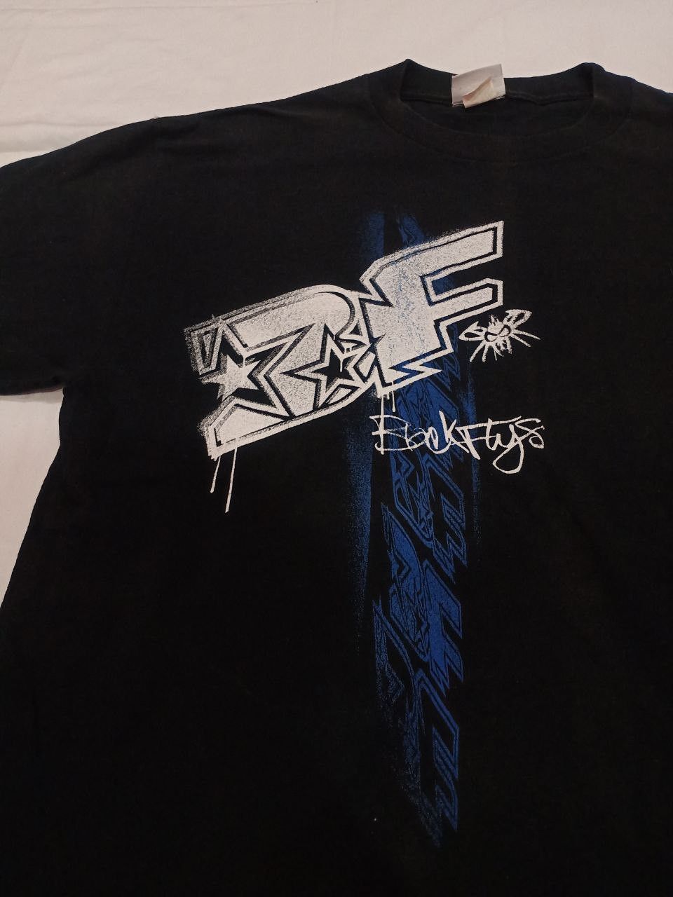 Vintage Vintage Black Fly Tee Size US L / EU 52-54 / 3 - 2 Thumbnail