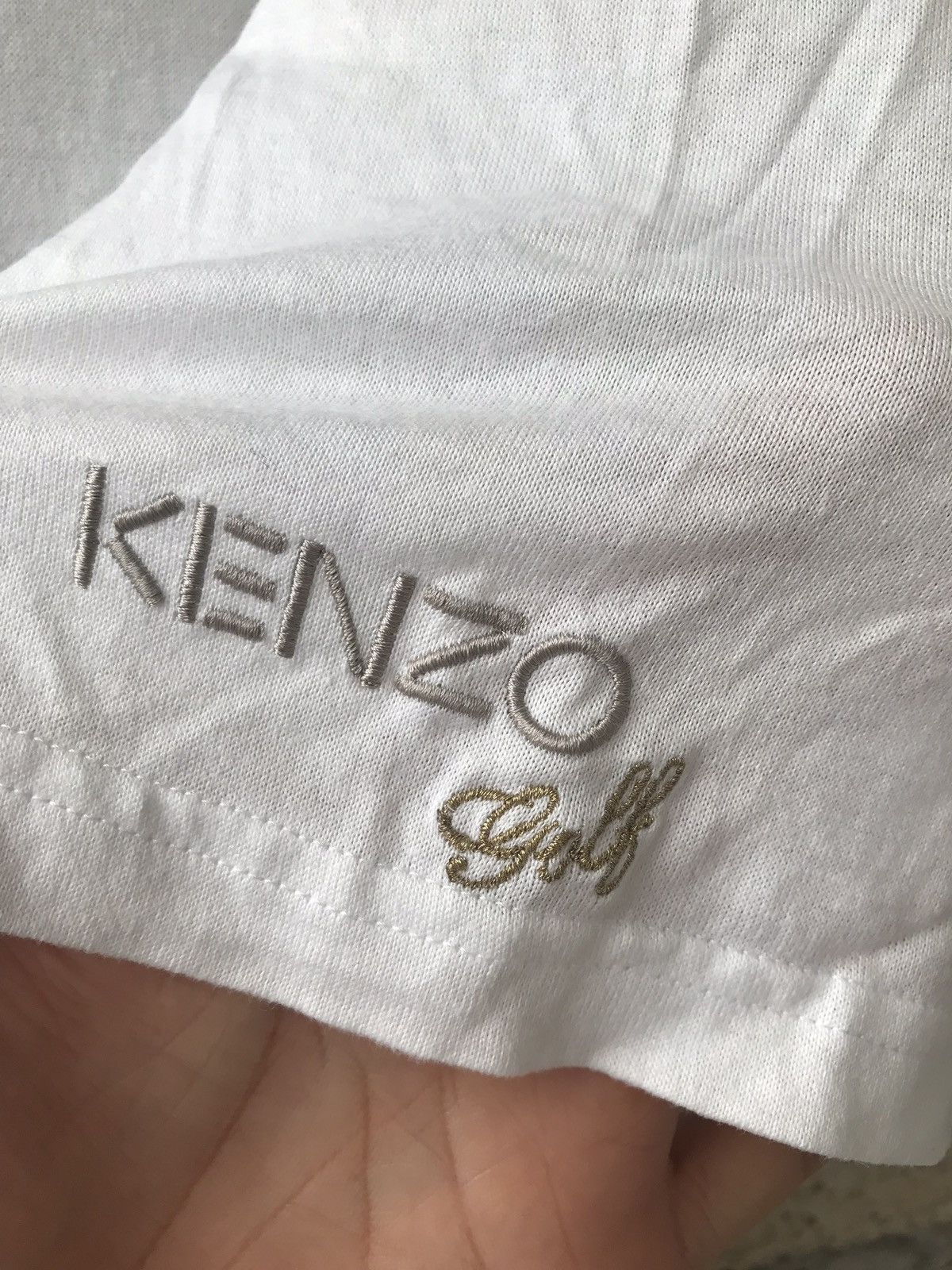 Designer × Japanese Brand × Kenzo Kenzo Golf T-Shirts Spell Out Multicolour Big Logo Size US M / EU 48-50 / 2 - 3 Thumbnail
