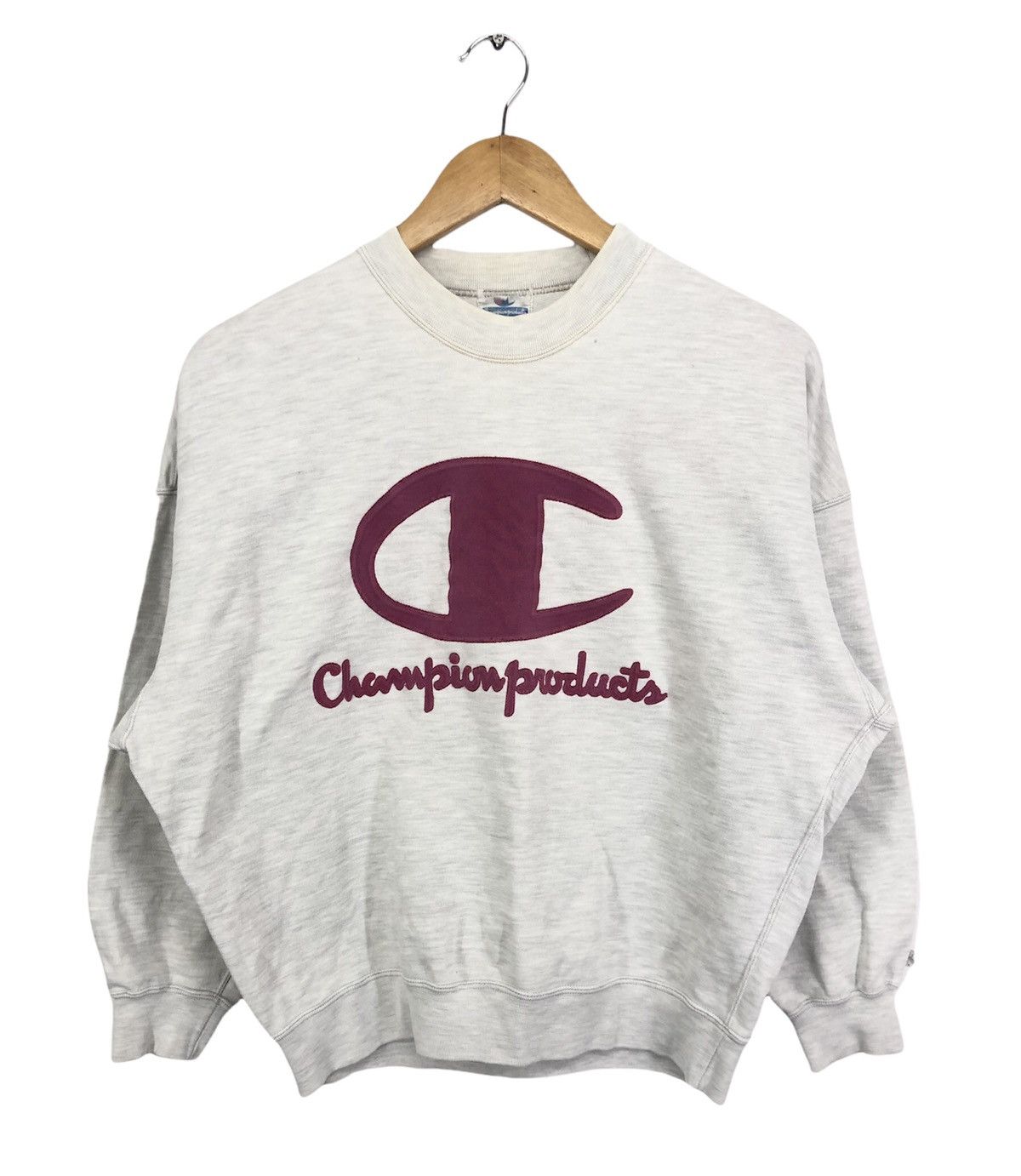 Champion Vintage Champion Big Logo Crewneck Sweatshirt Size US M / EU 48-50 / 2 - 1 Thumbnail