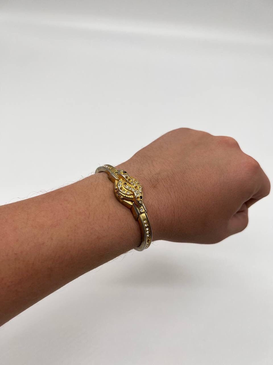 Japanese Brand × Vintage 1990s Japan Vintage Snake watch 2/1 open Working Size ONE SIZE - 3 Thumbnail