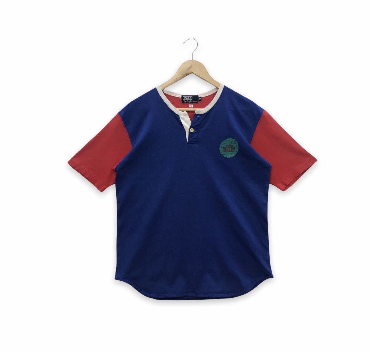 Polo Ralph Lauren × Vintage Rare!! Polo Ralph Lauren Polo Volley Ball Tee Size US M / EU 48-50 / 2 - 1 Thumbnail