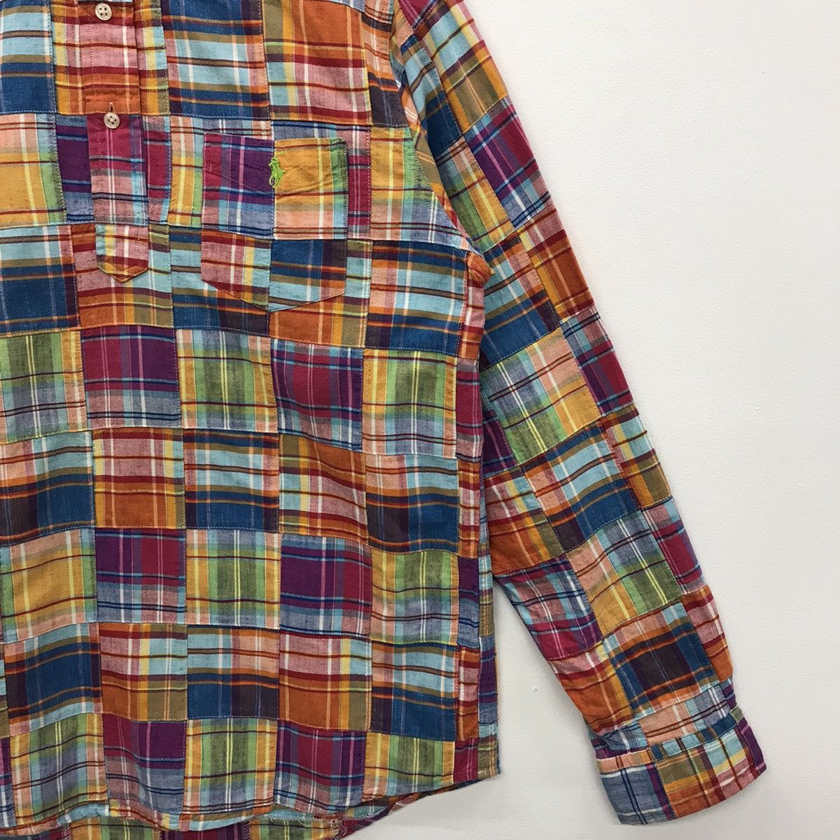 Polo Ralph Lauren *Polo Ralph Lauren Patch Colourfull Design Button Shirt Size US S / EU 44-46 / 1 - 4 Thumbnail