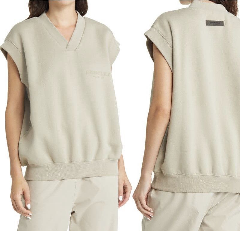 Essentials Cotton Blend Vest Sweater size XS