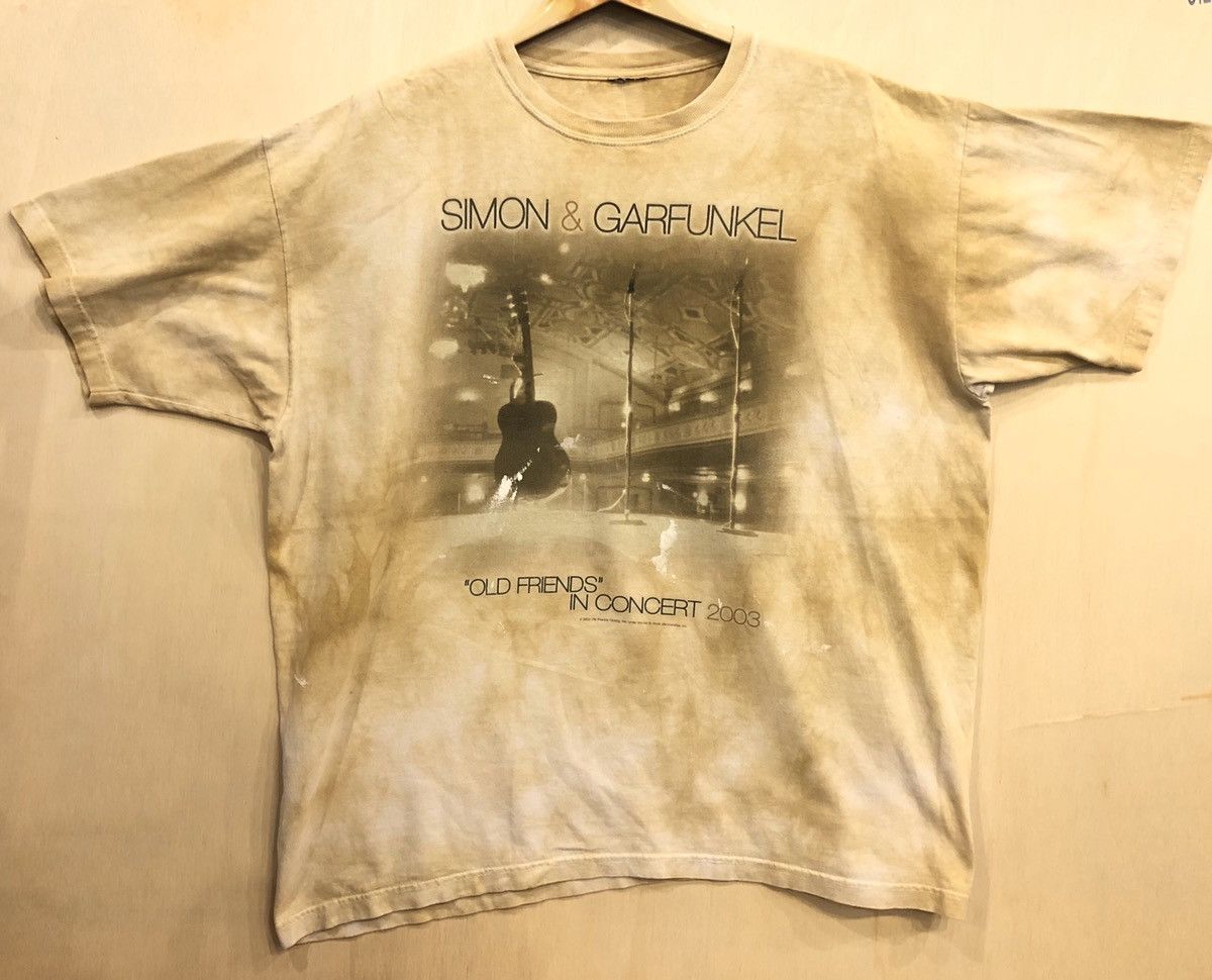 image of Band Tees x Rock Band Simon & Garfunkel in Tye Dye, Men's (Size 2XL)