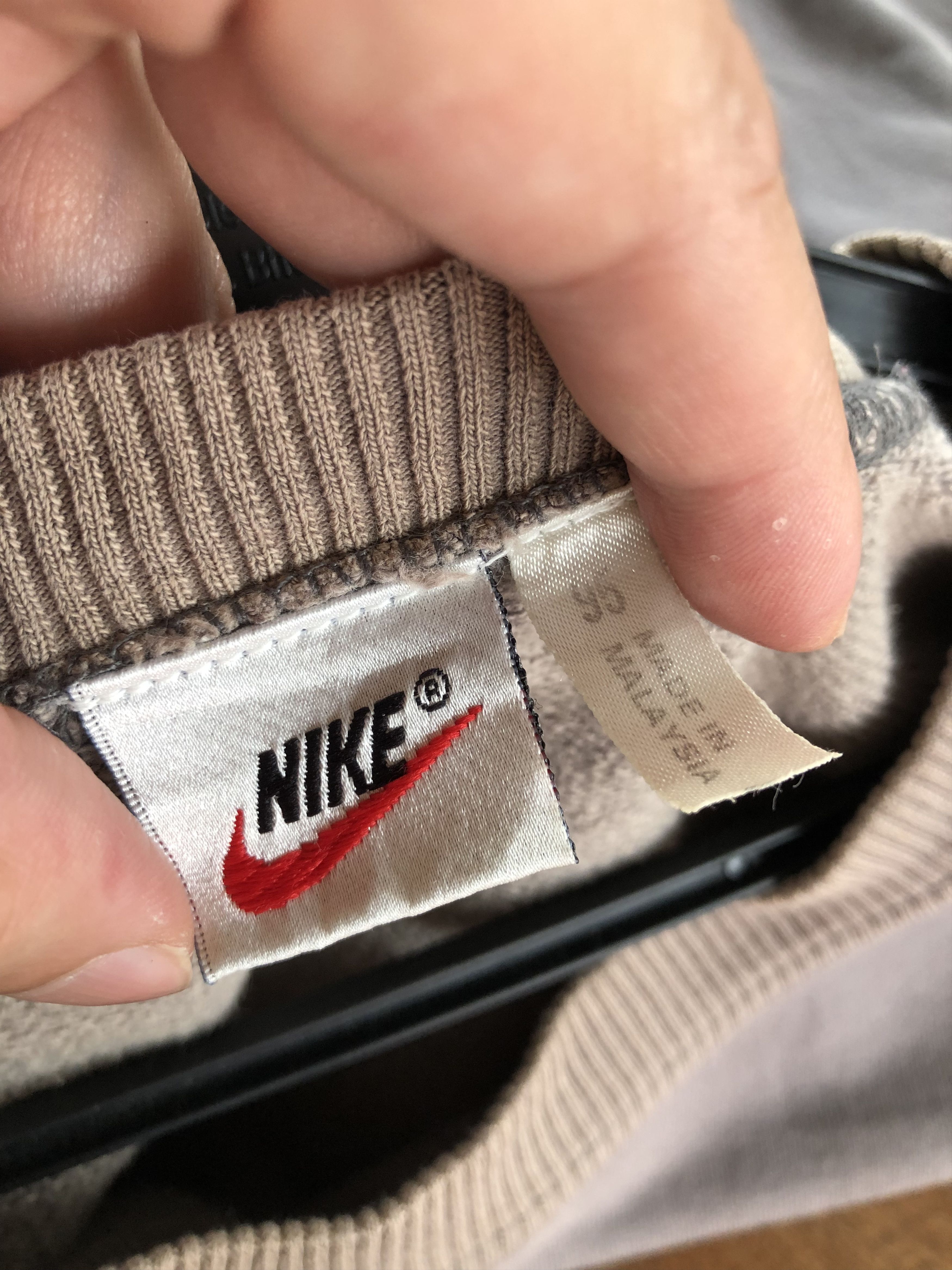 Nike VINTAGE 90’S NIKE AIR BIG SWOOSH EMBROIDERIES SWEATSHIRT Size US XL / EU 56 / 4 - 12 Thumbnail
